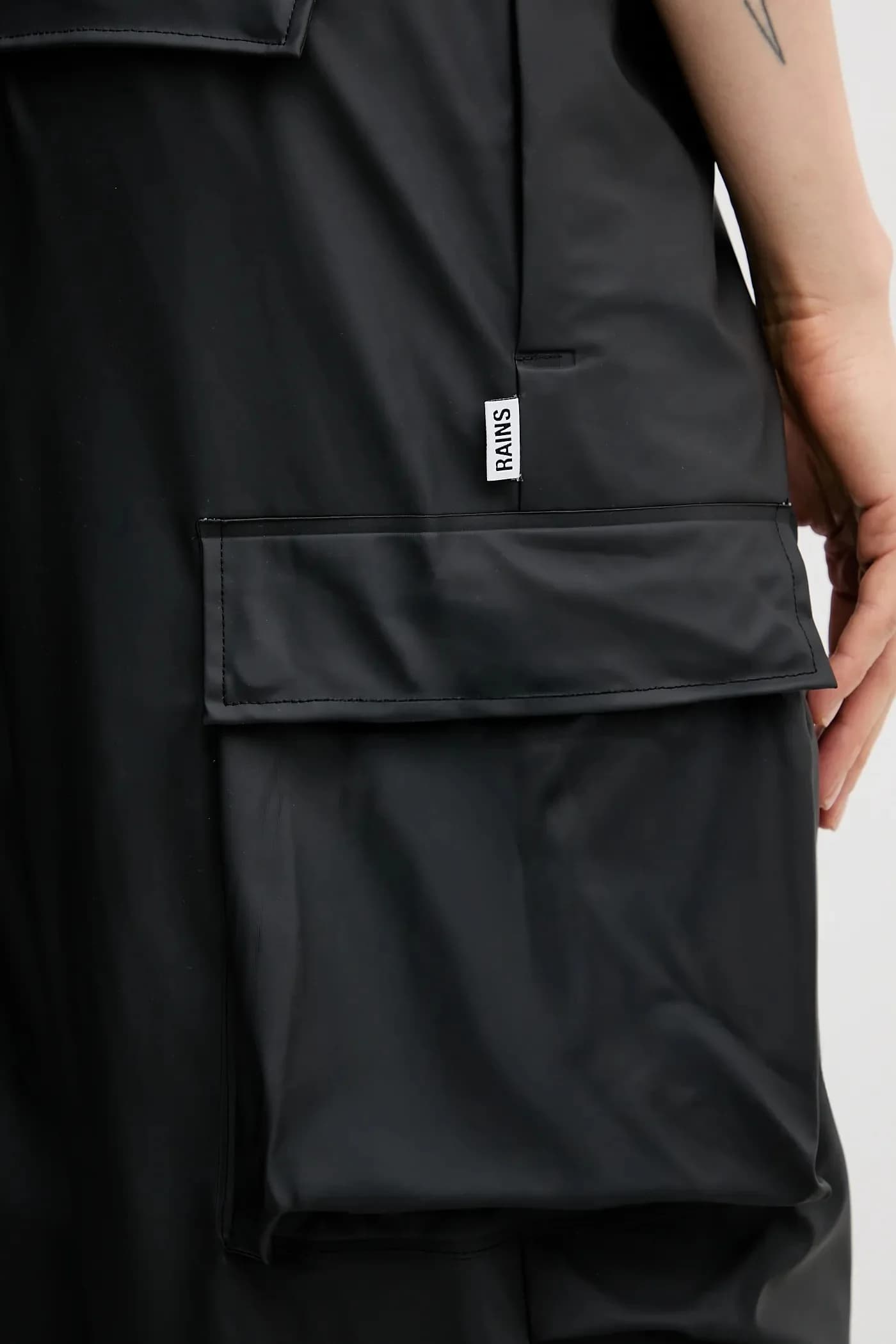 18310 Карманные дождевики Широкие спортивные штаны W3 - фото 4