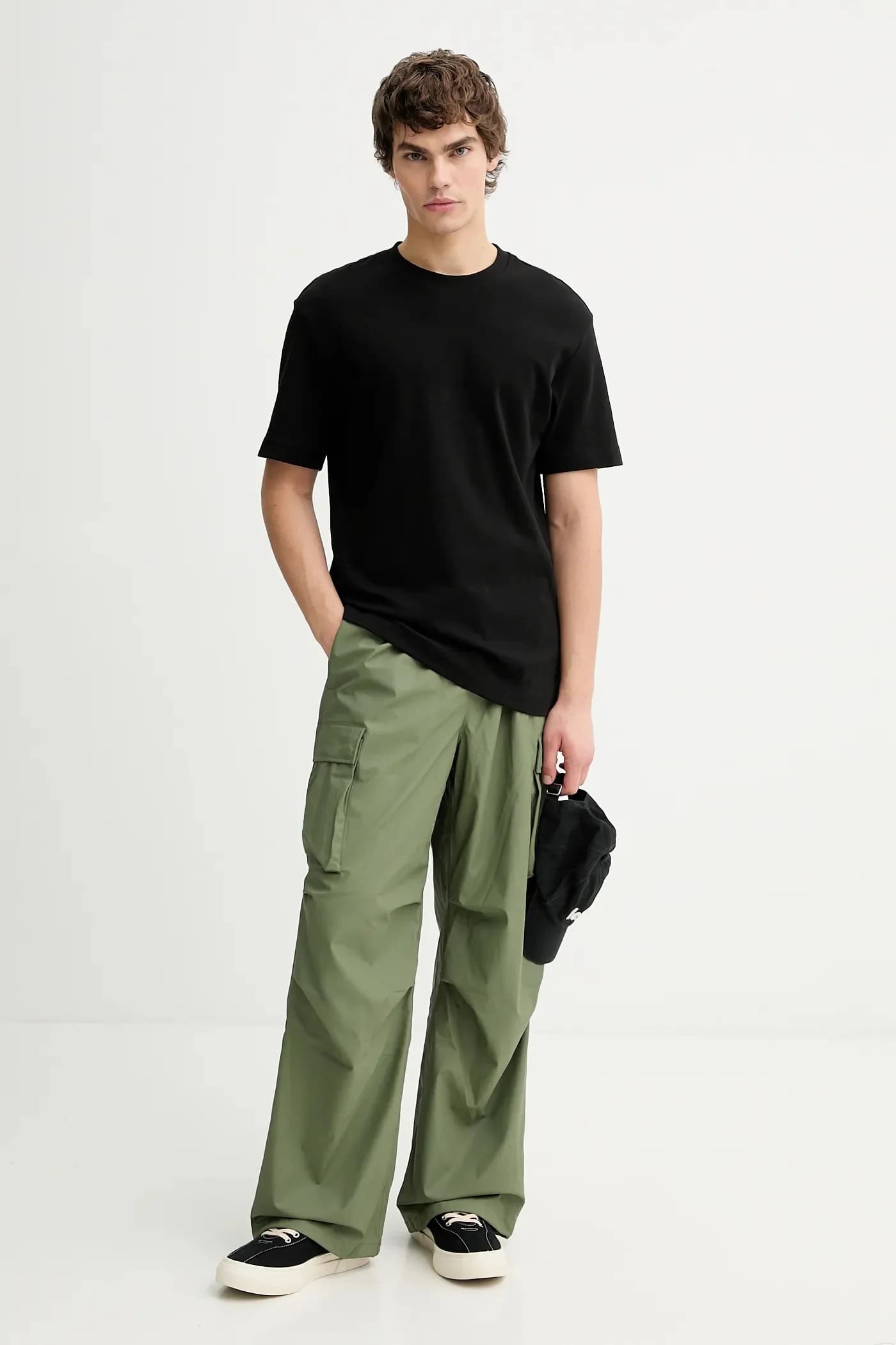 18310 Карманные дождевики Широкие спортивные штаны W3 - фото 2