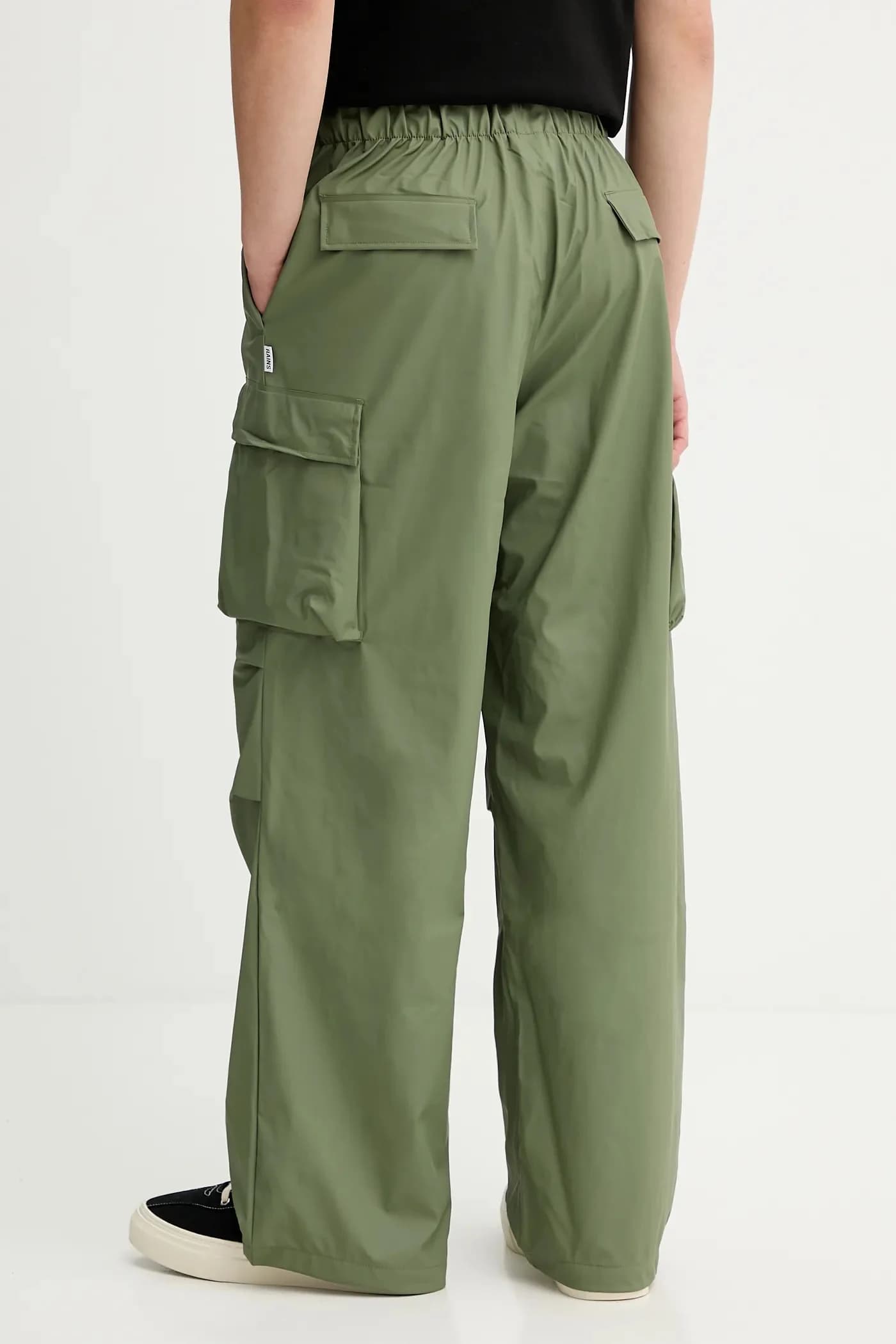 18310 Карманные дождевики Широкие спортивные штаны W3 - фото 3