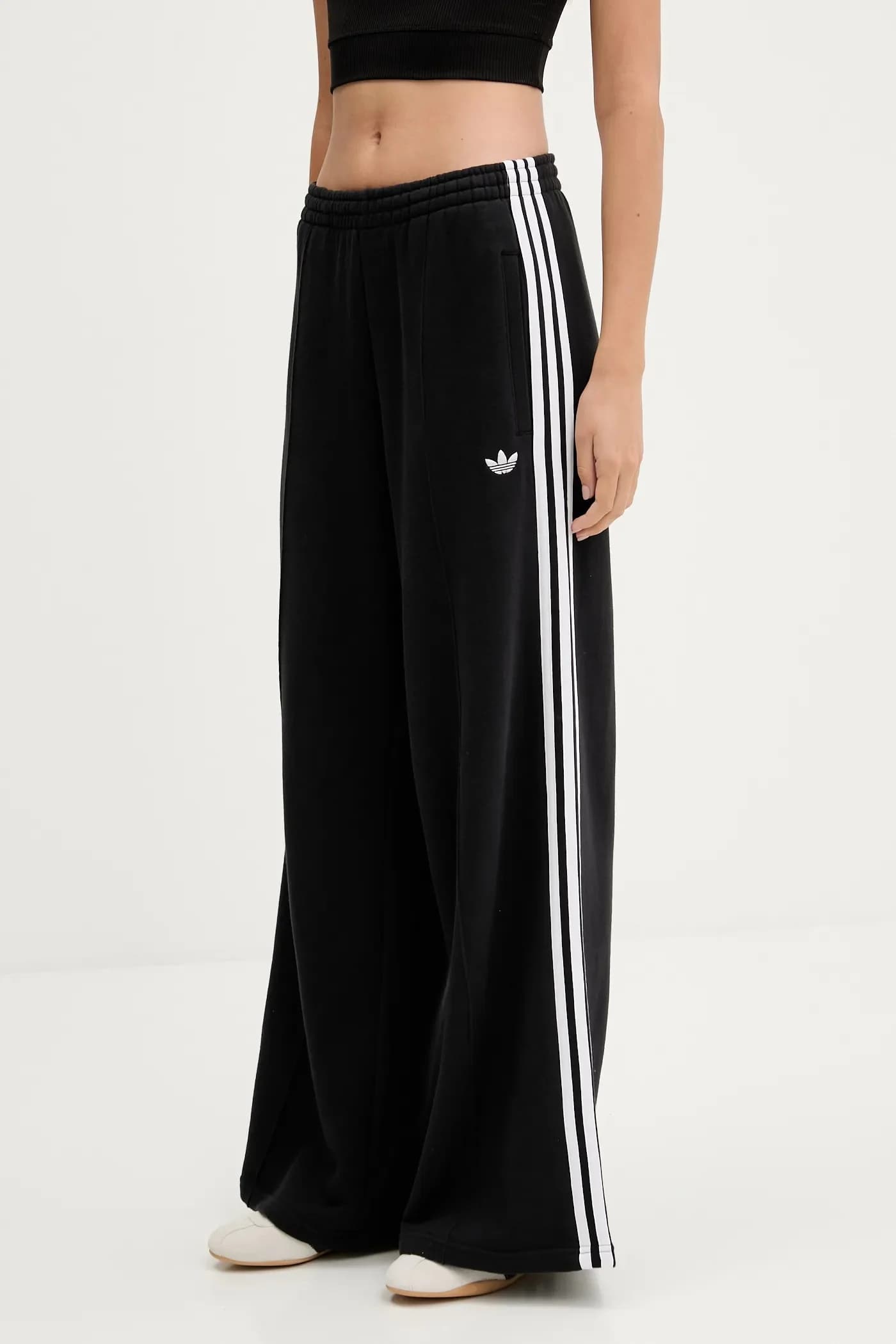 Хлопковые спортивные брюки с 3 полосками - фото 4