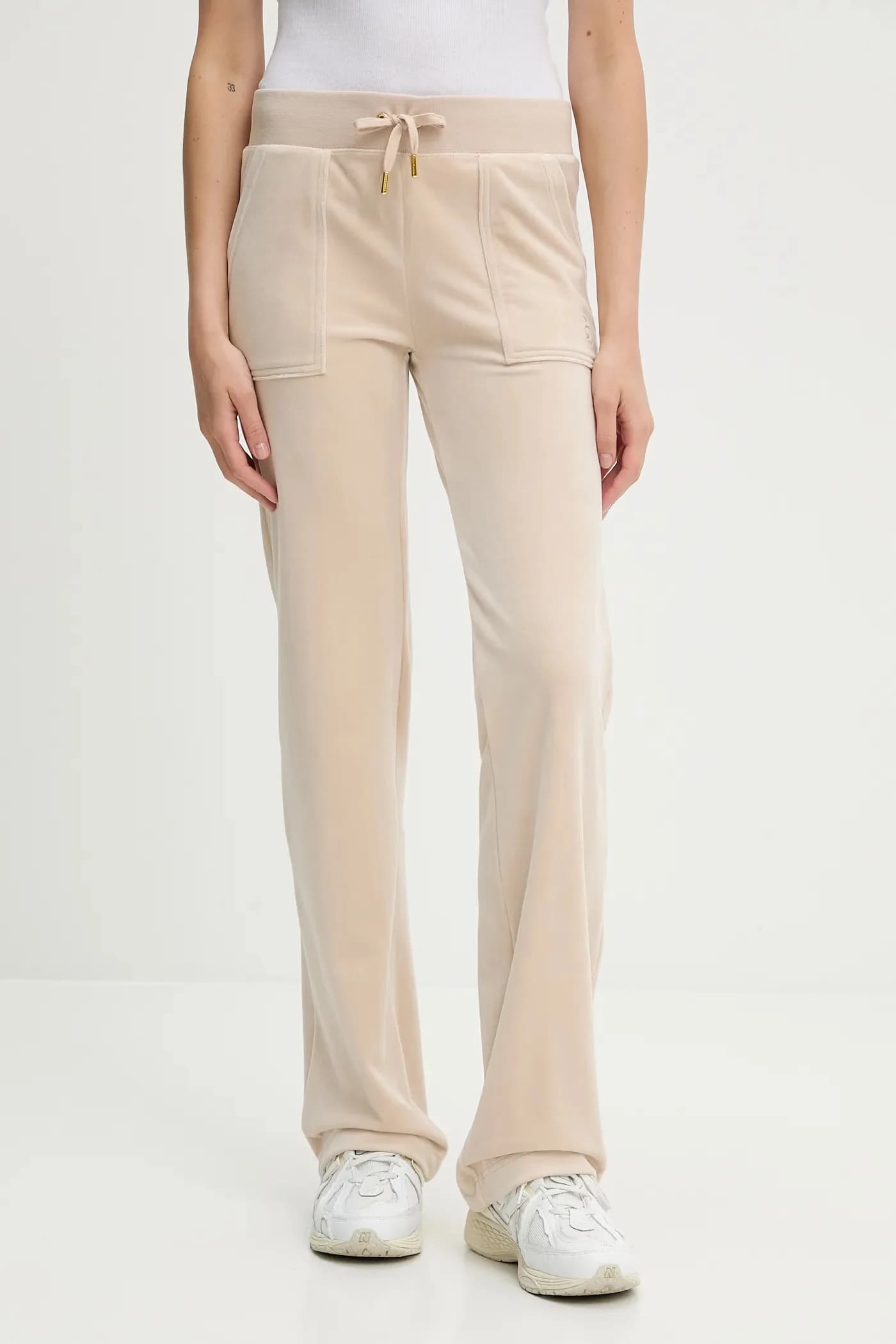 Велюровые спортивные брюки DEL RAY POCKETED PANT