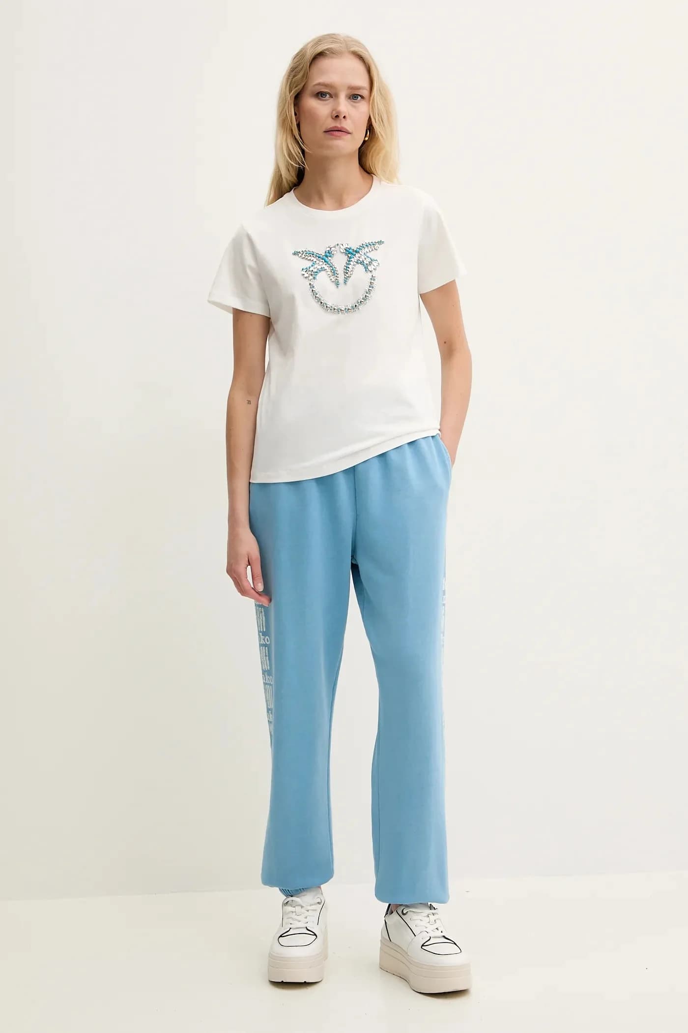 Хлопковые спортивные штаны - фото 2