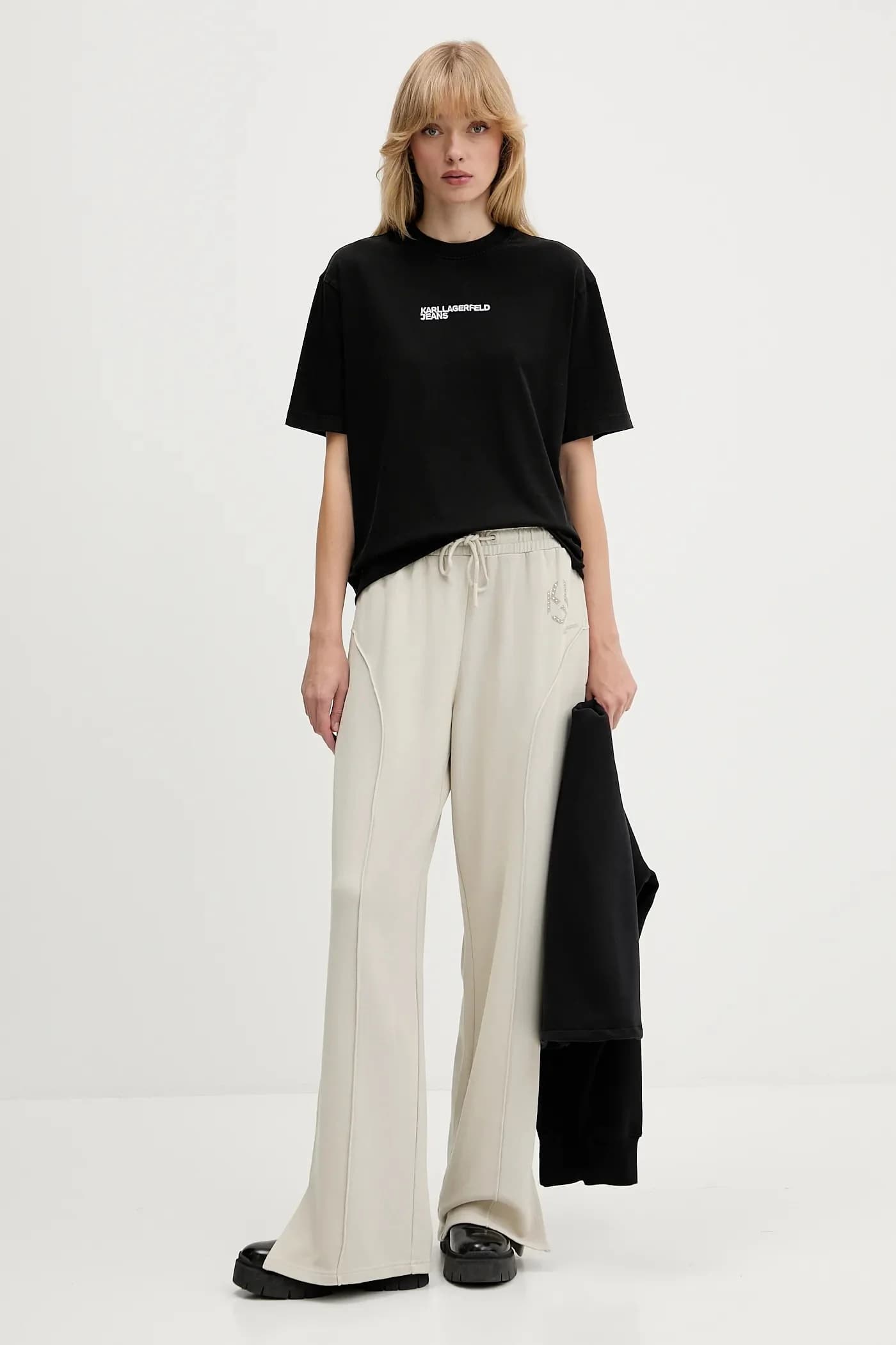 Хлопковые спортивные штаны - фото 2