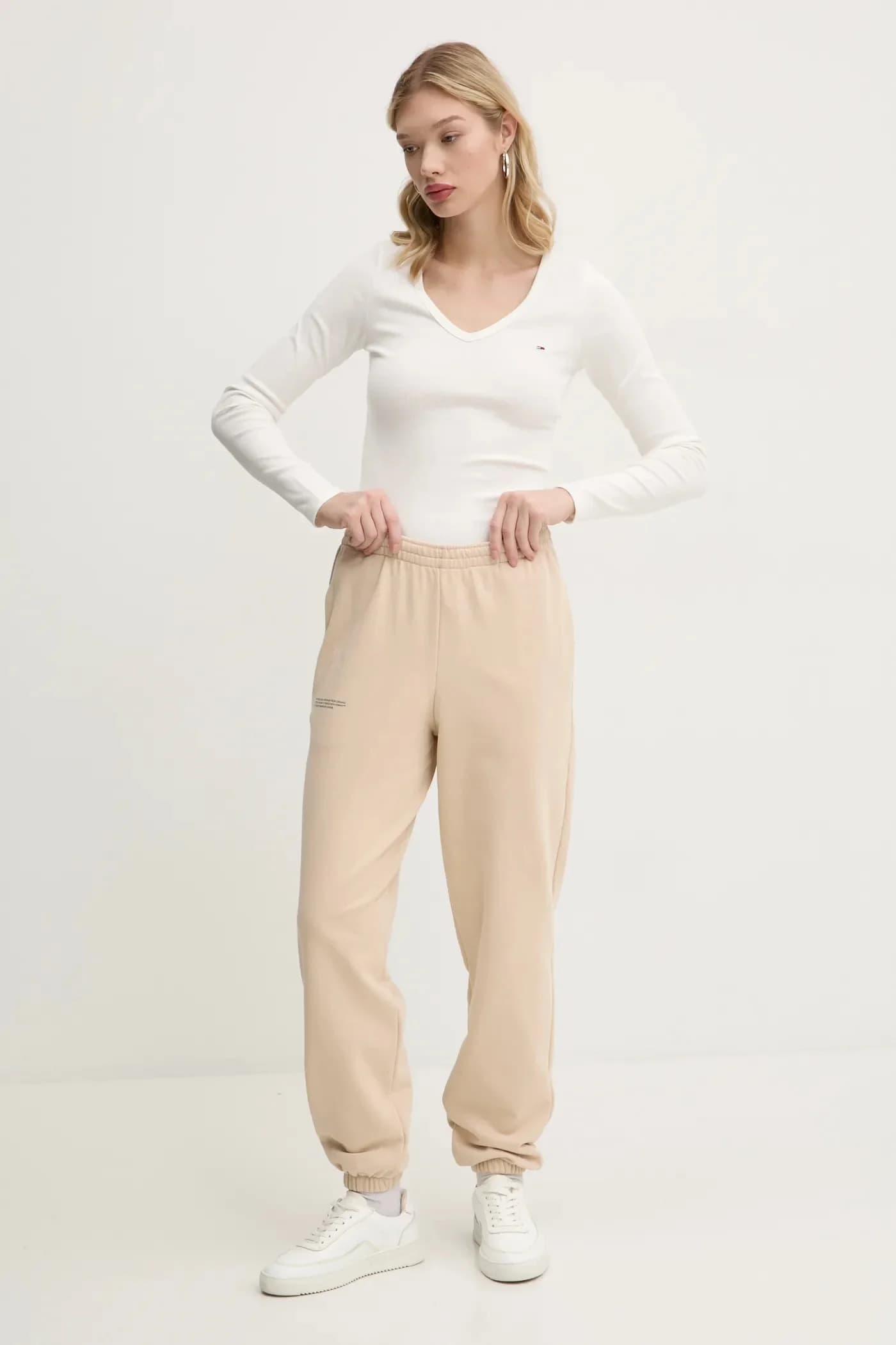 Хлопковые спортивные штаны - фото 4