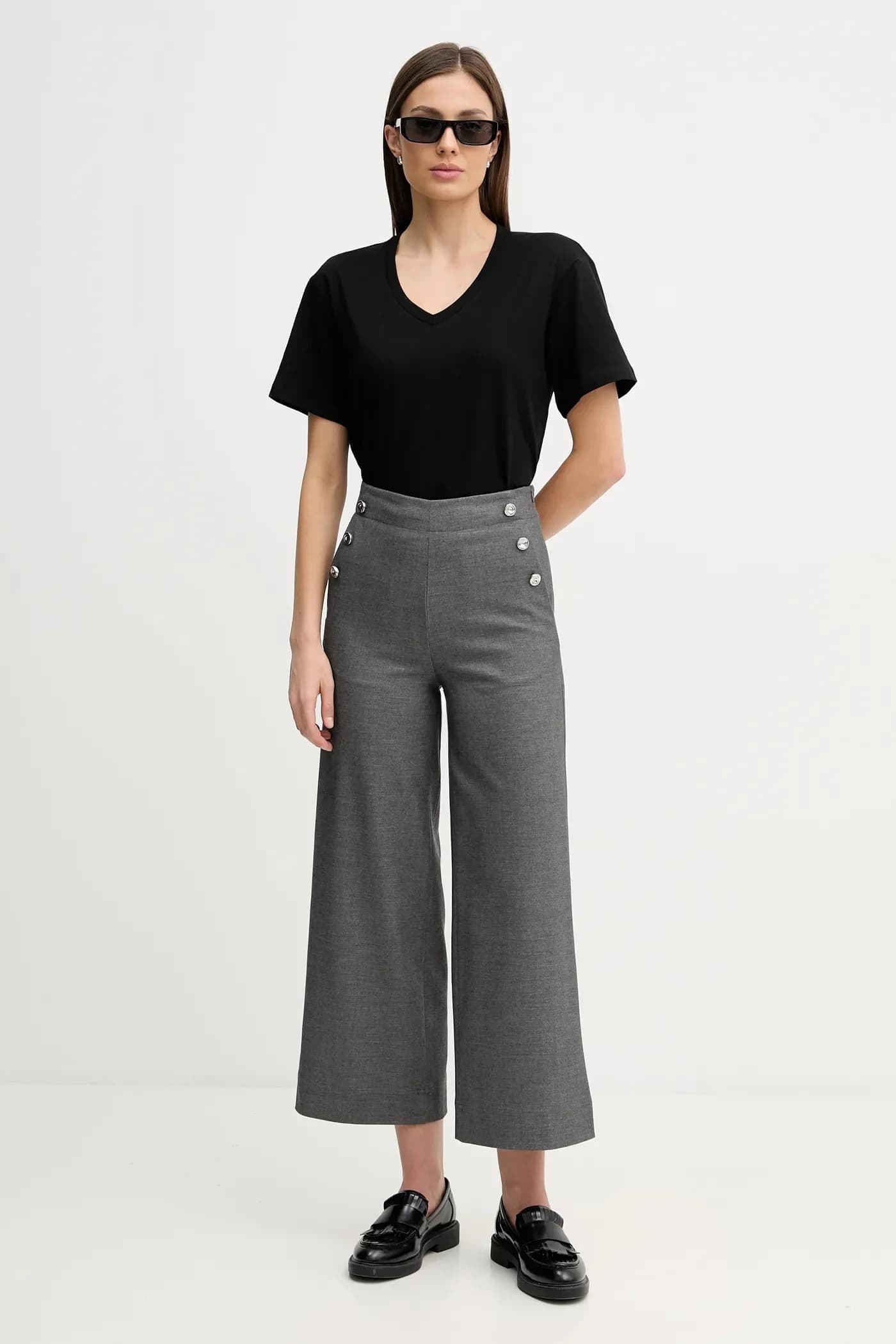 Брюки из смесовой шерсти - фото 2