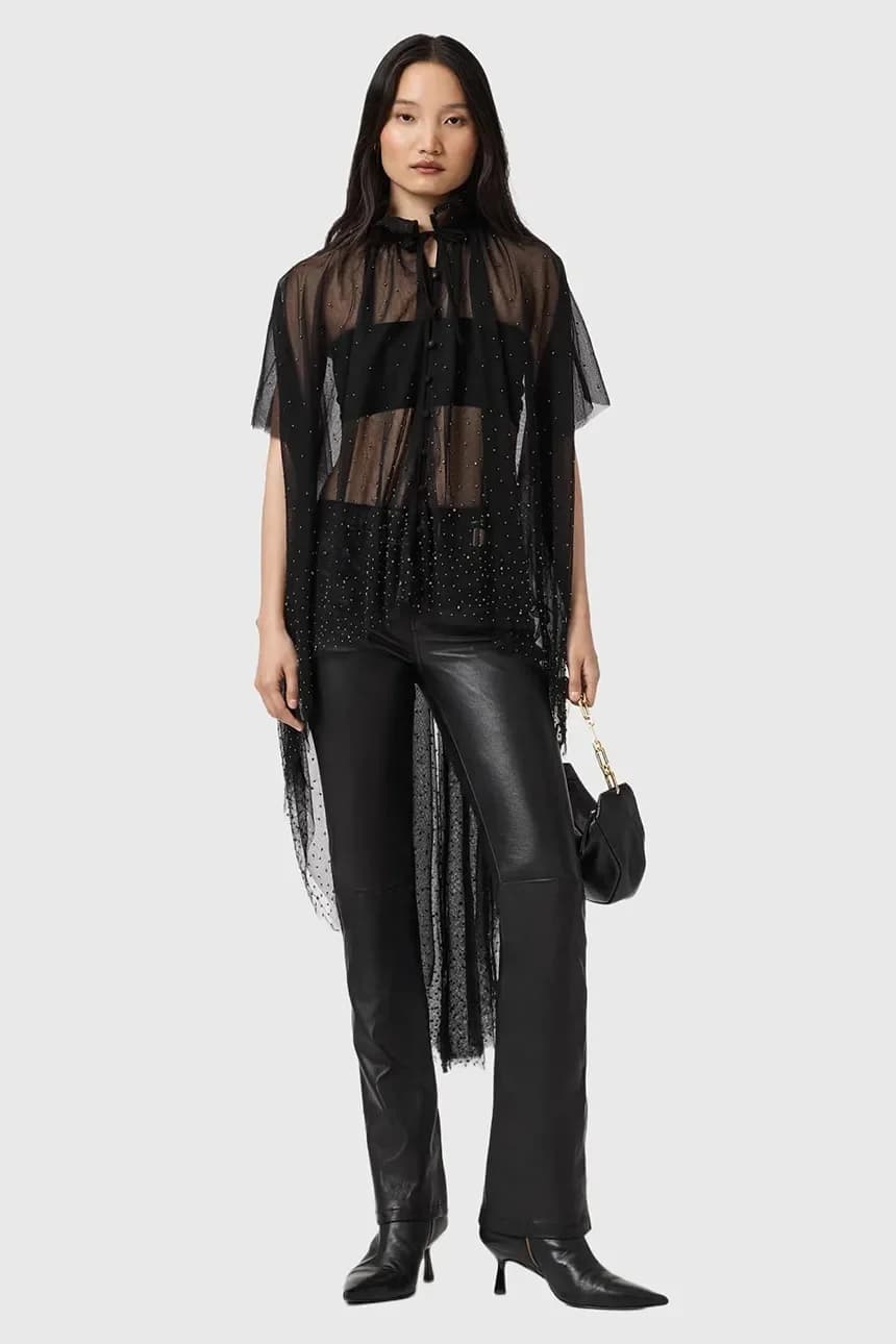 Кожаные брюки - фото 3