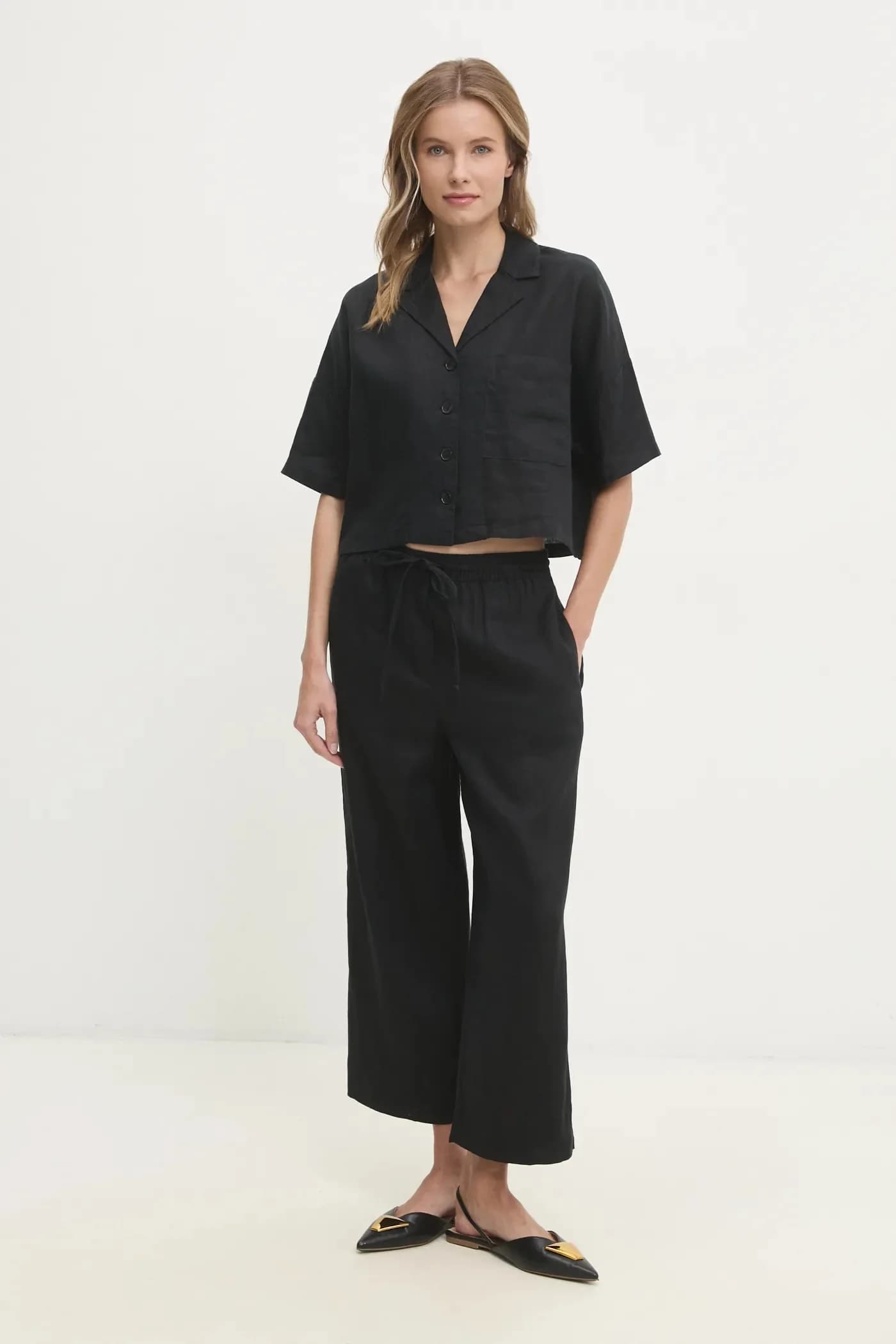 Льняные брюки - фото 2