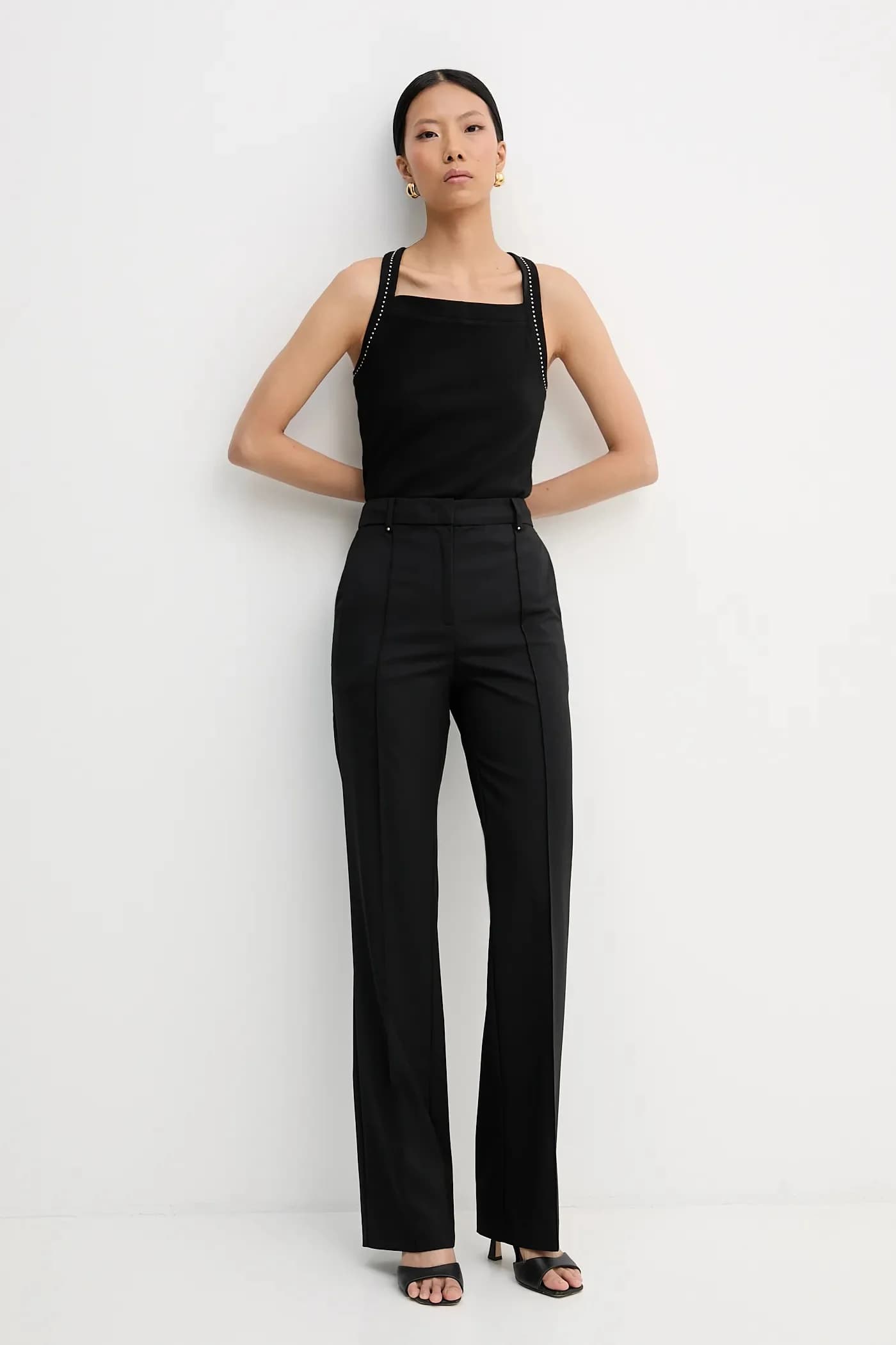 Брюки из смесовой шерсти - фото 2