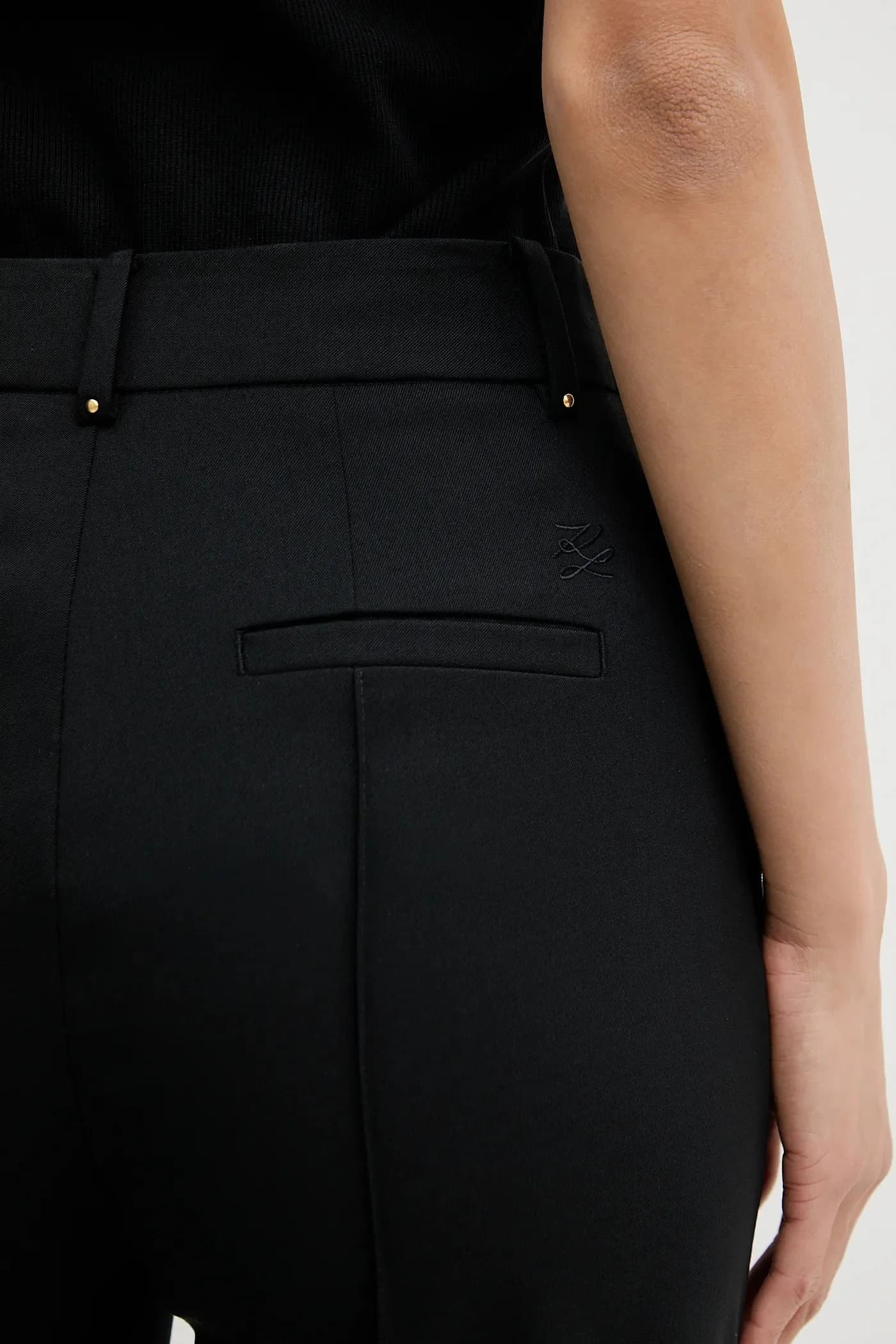 Брюки из смесовой шерсти - фото 4