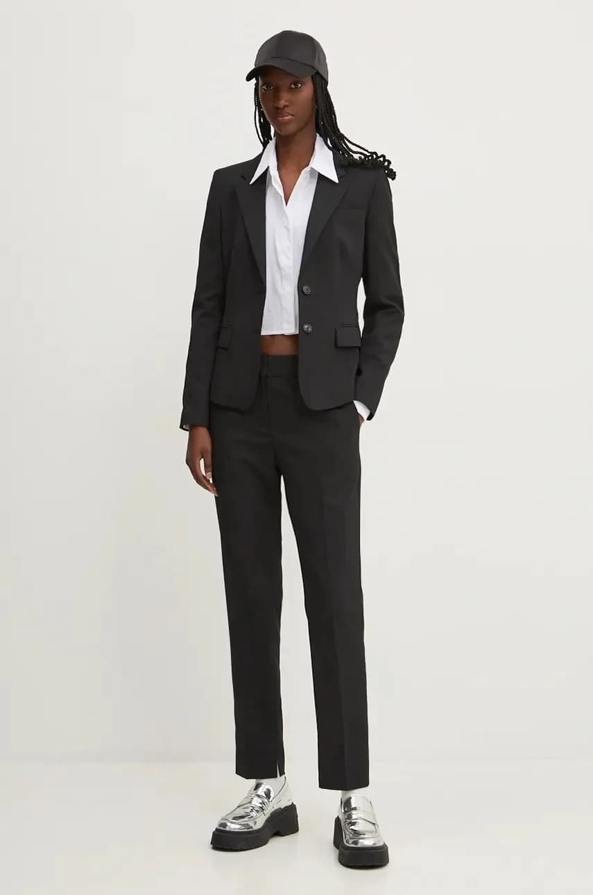 Брюки из смесовой шерсти - фото 2