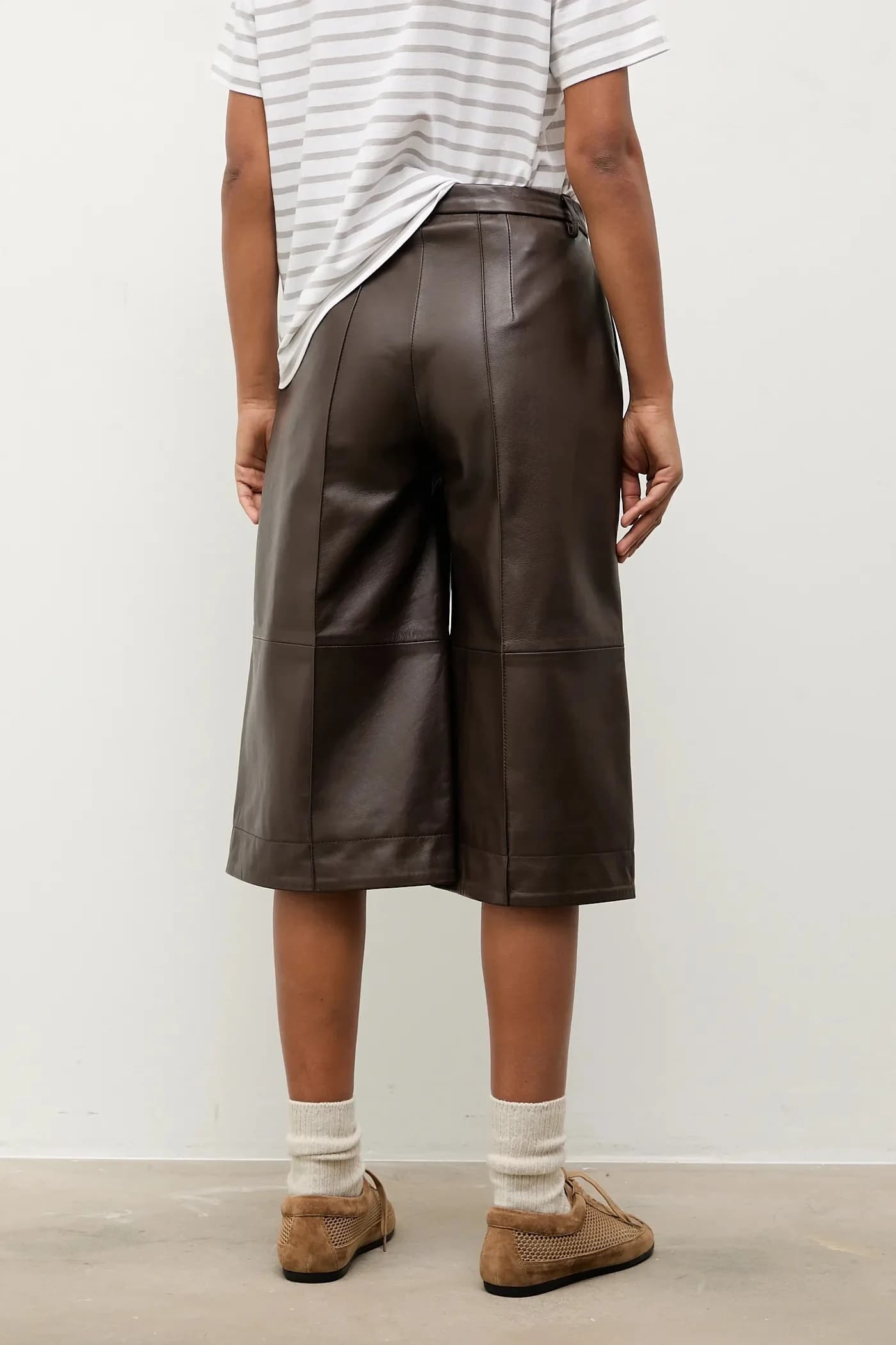 Кожаные брюки - фото 3