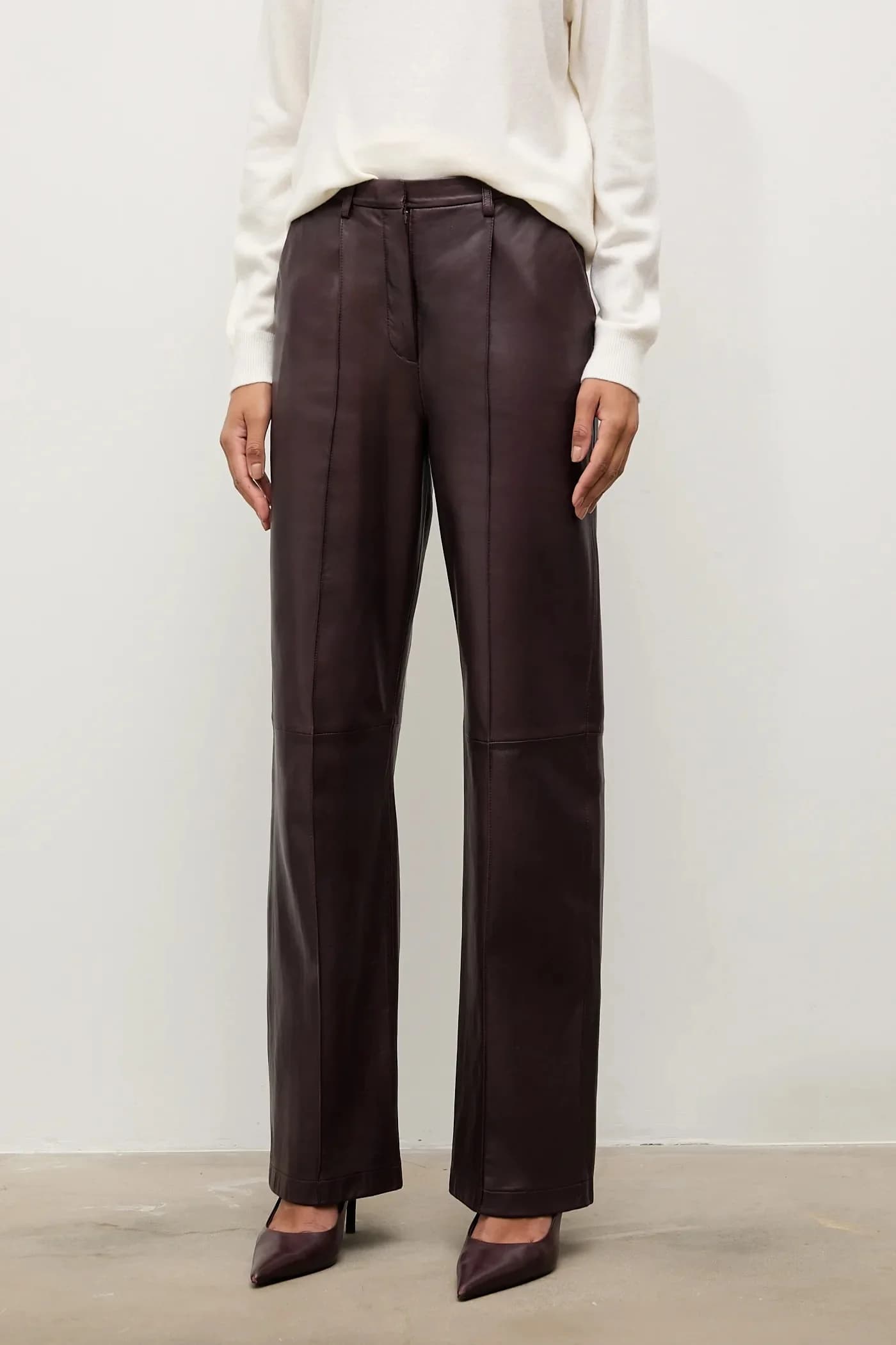 Кожаные брюки - фото 4