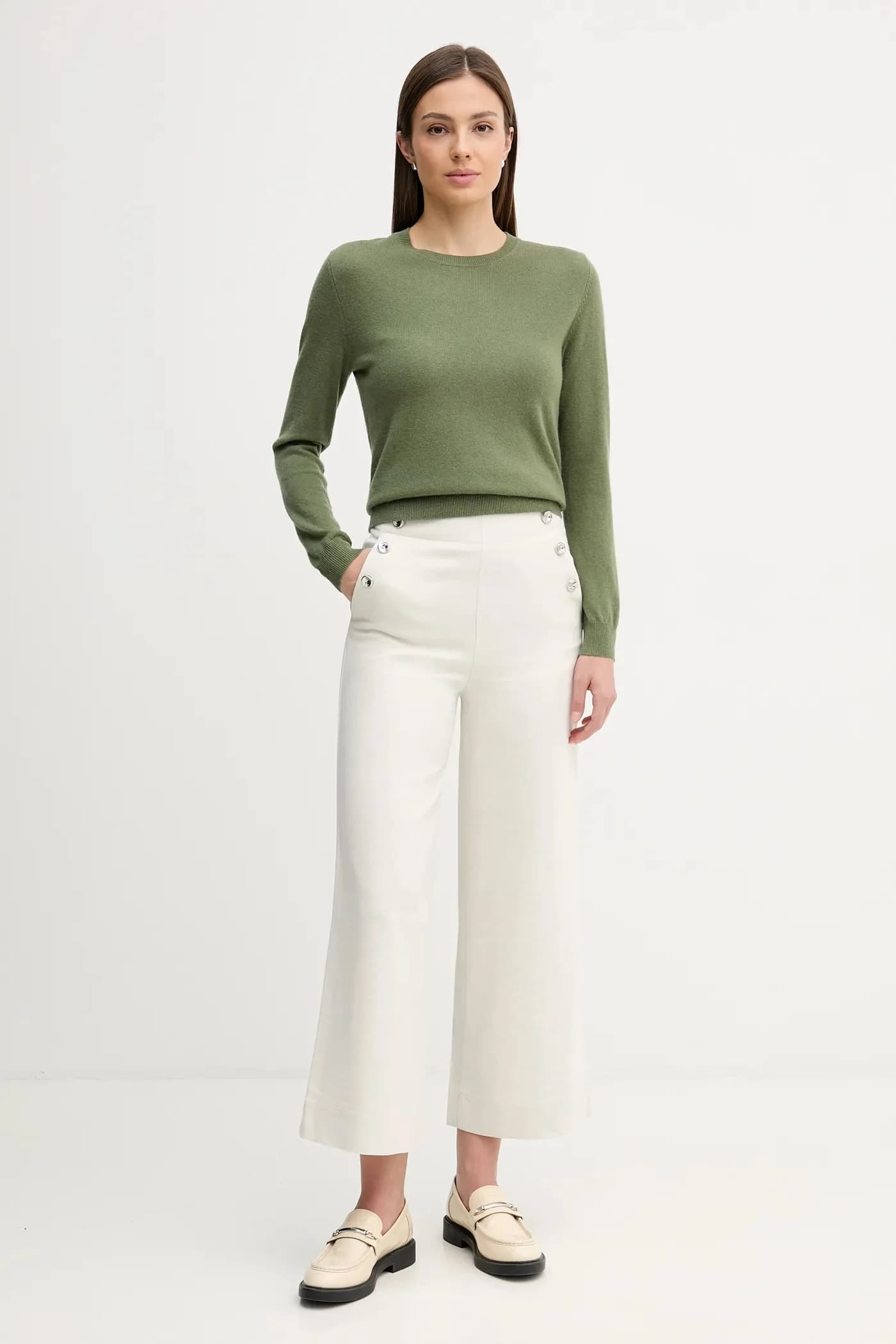 Брюки из смесовой шерсти - фото 2