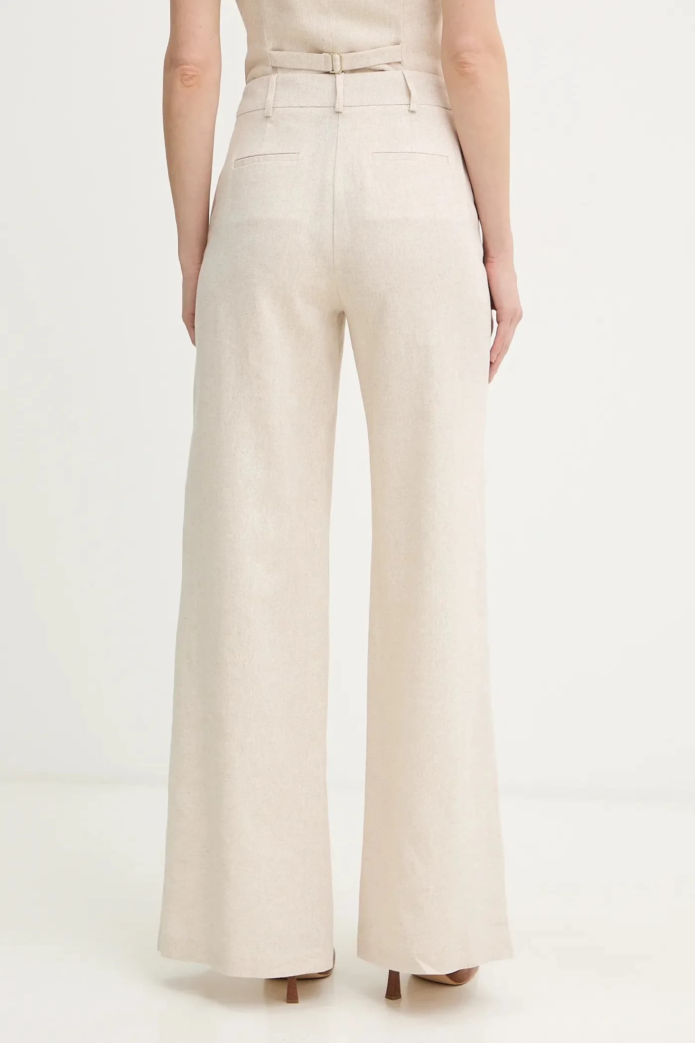 Брюки с льном - фото 3