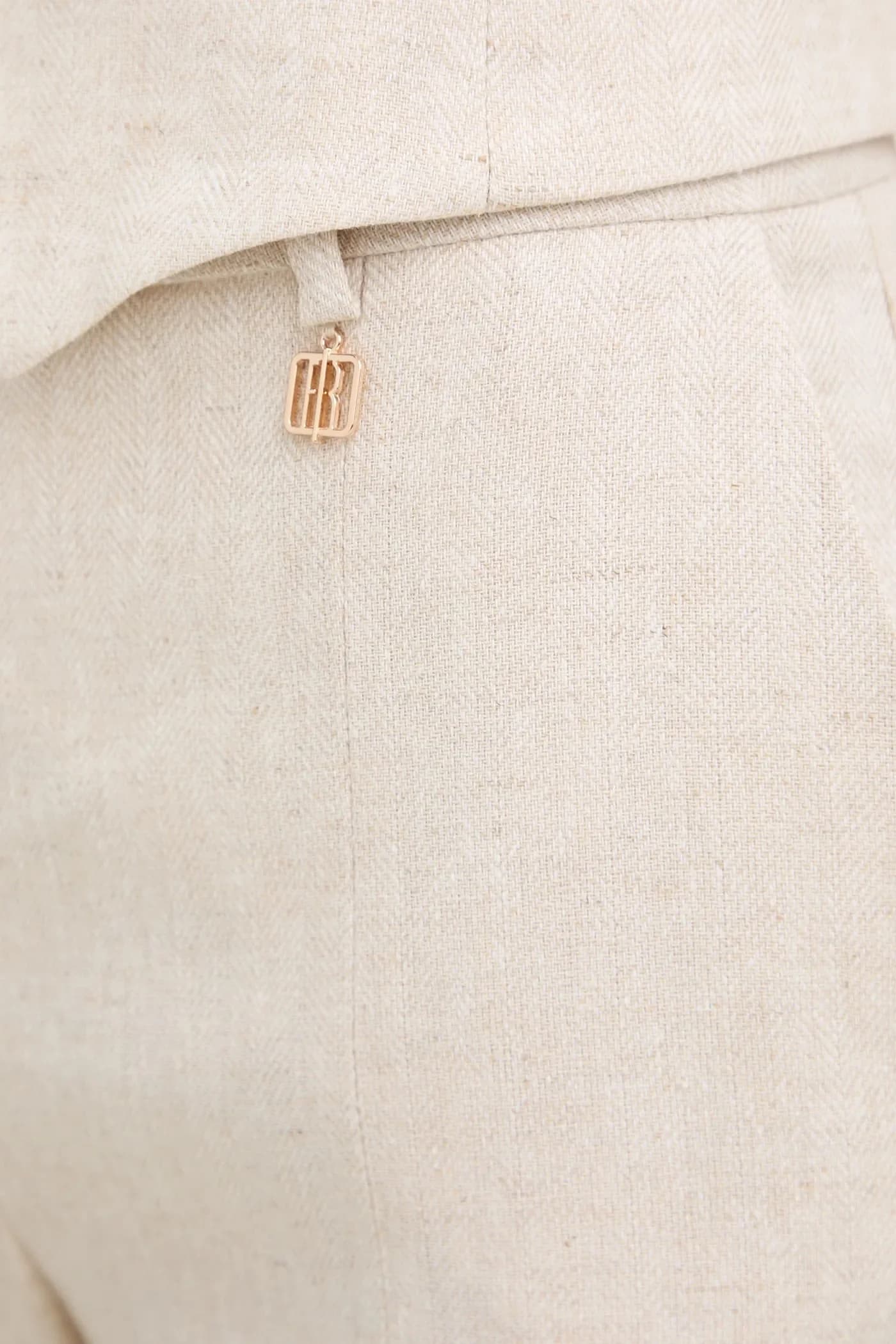 Брюки с льном - фото 4