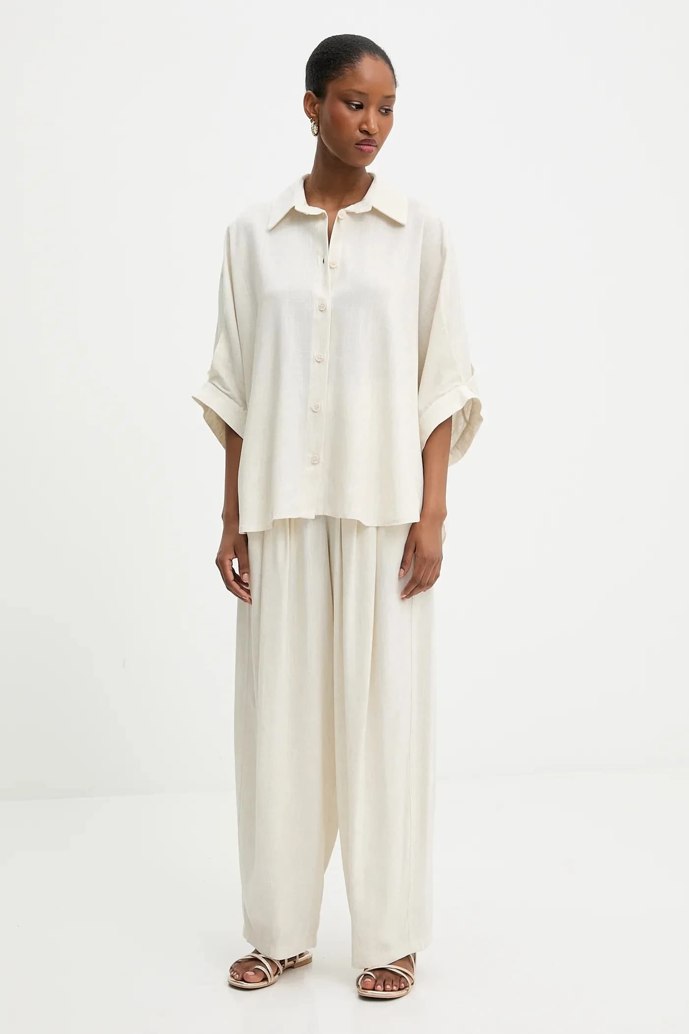 Льняные брюки - фото 2