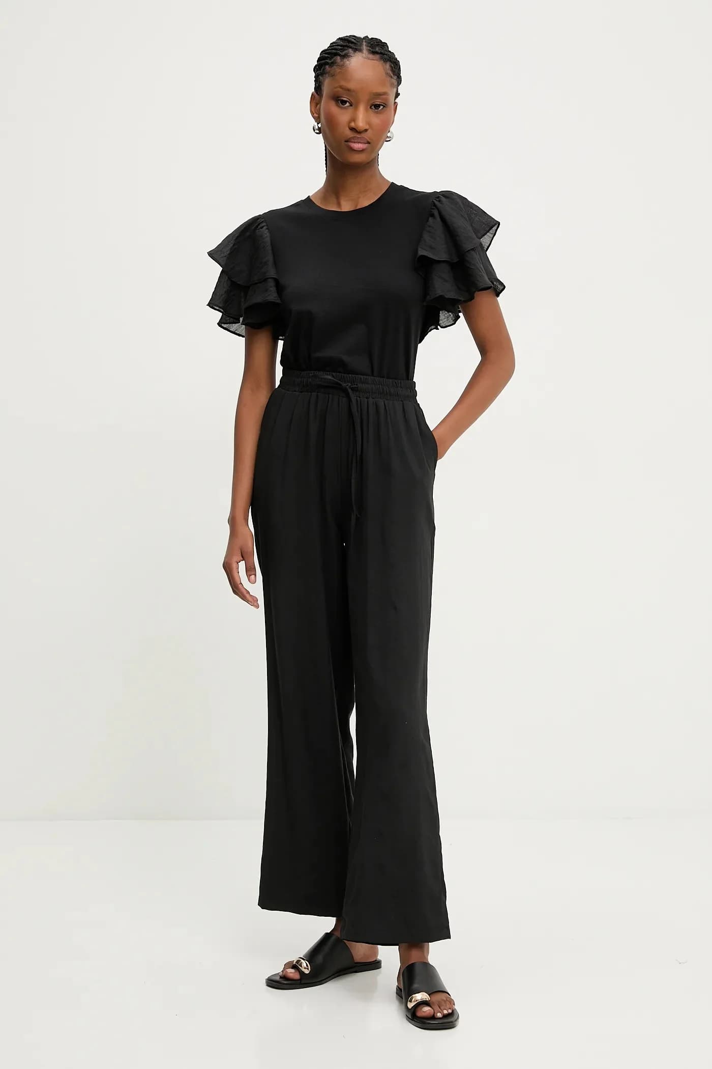 Льняные брюки - фото 2