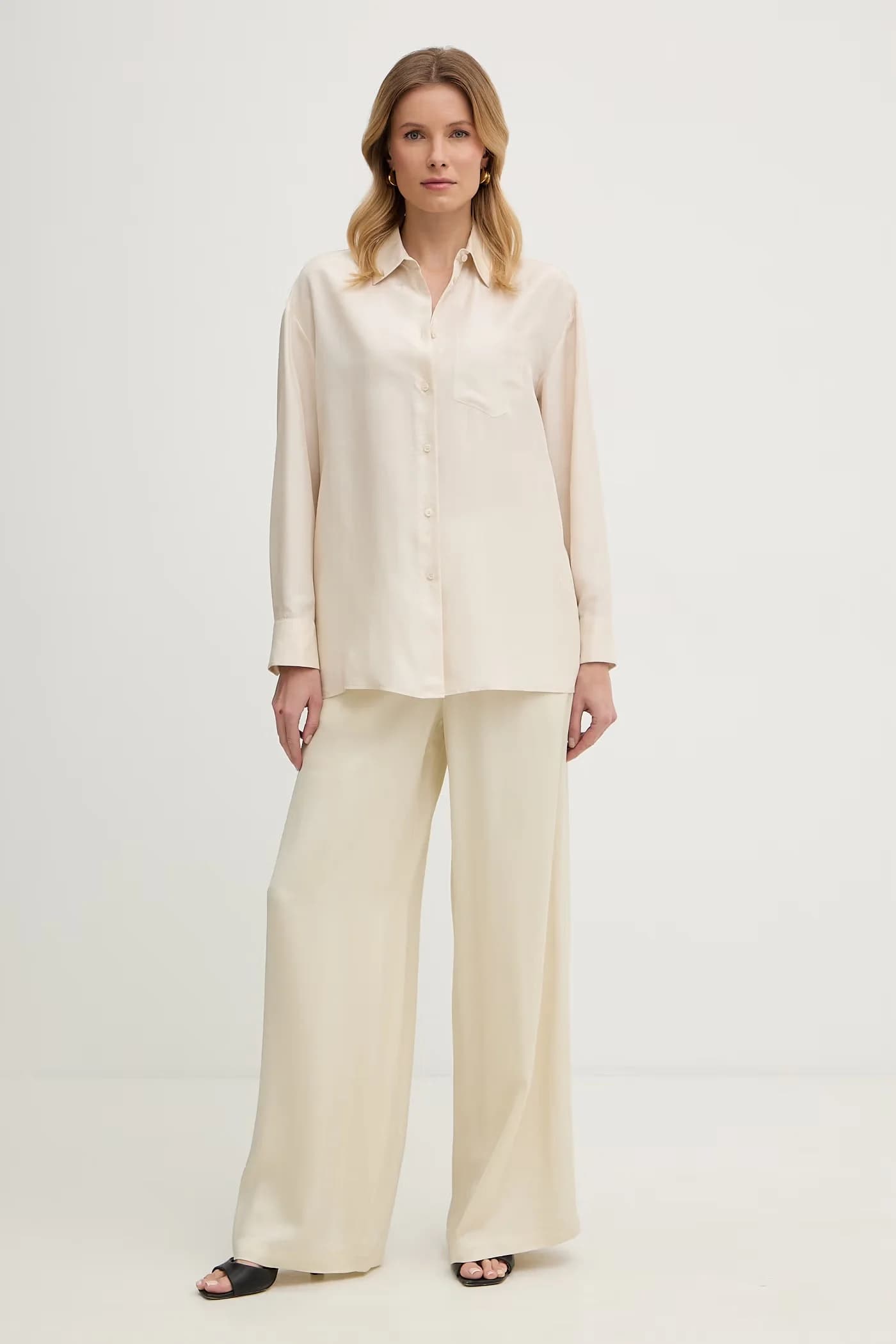 EBBRI женская шелковая рубашка - фото 2