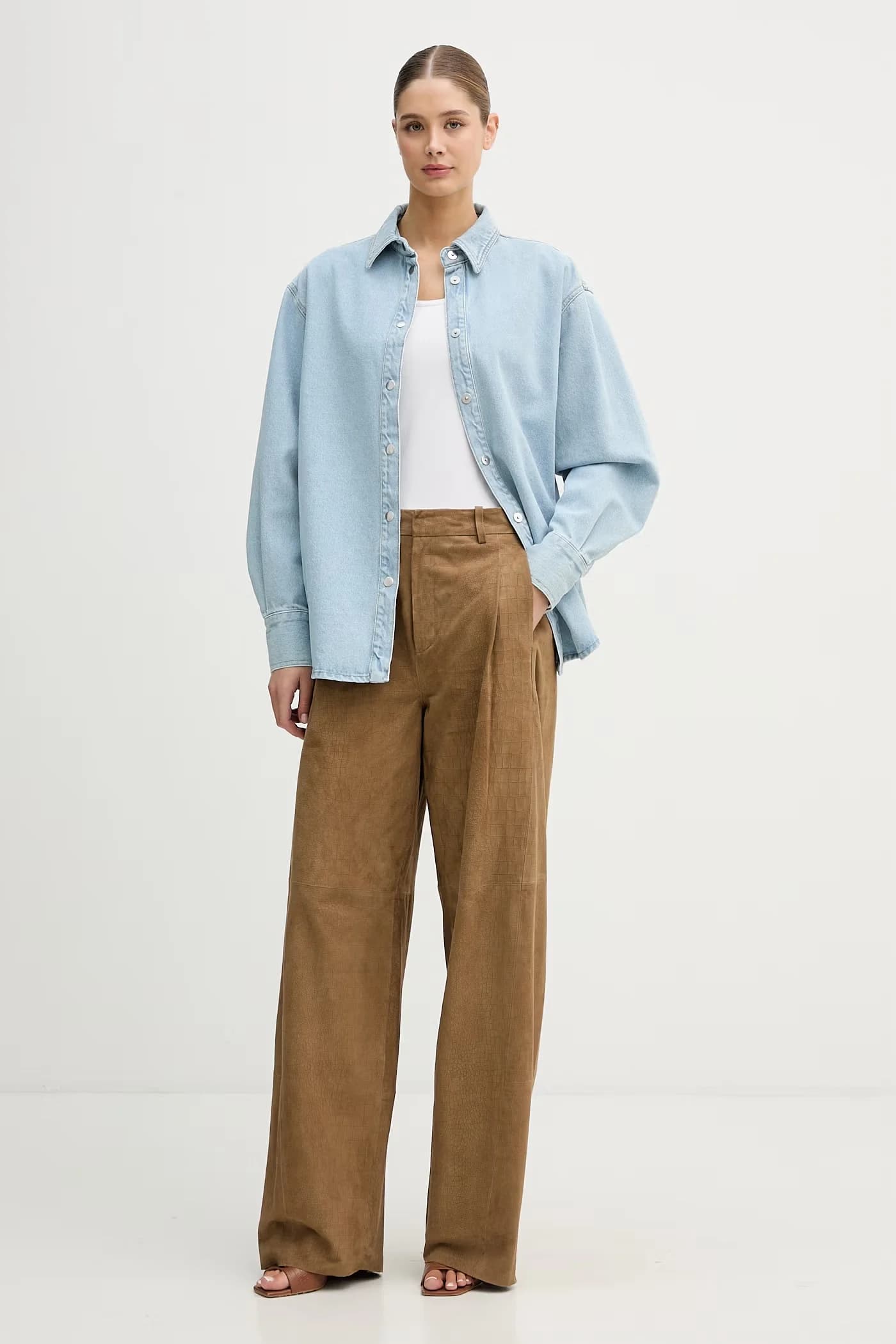 CASSIDY хлопковая женская рубашка - фото 2