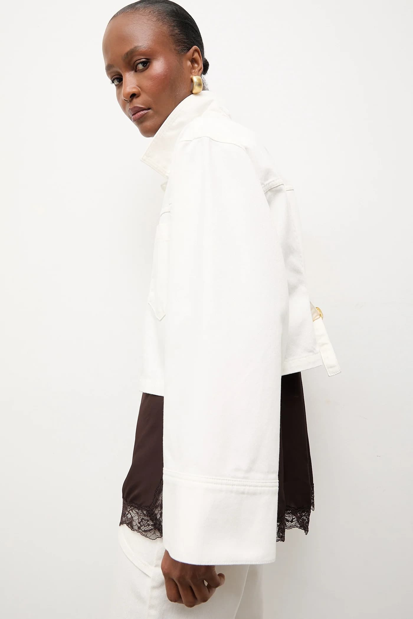 Женская джинсовая куртка - фото 5