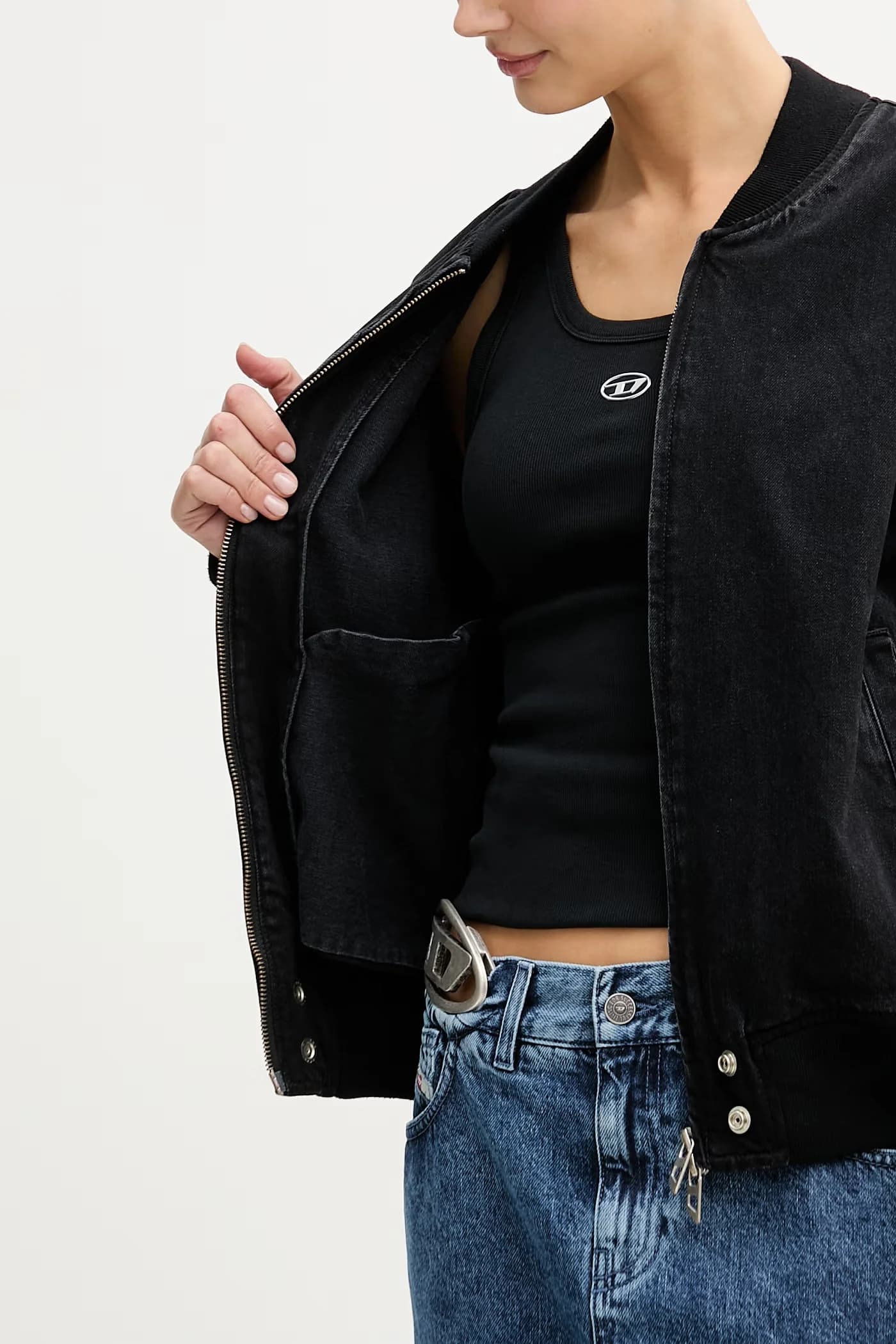Джинсовый бомбер D-GUZ - фото 6