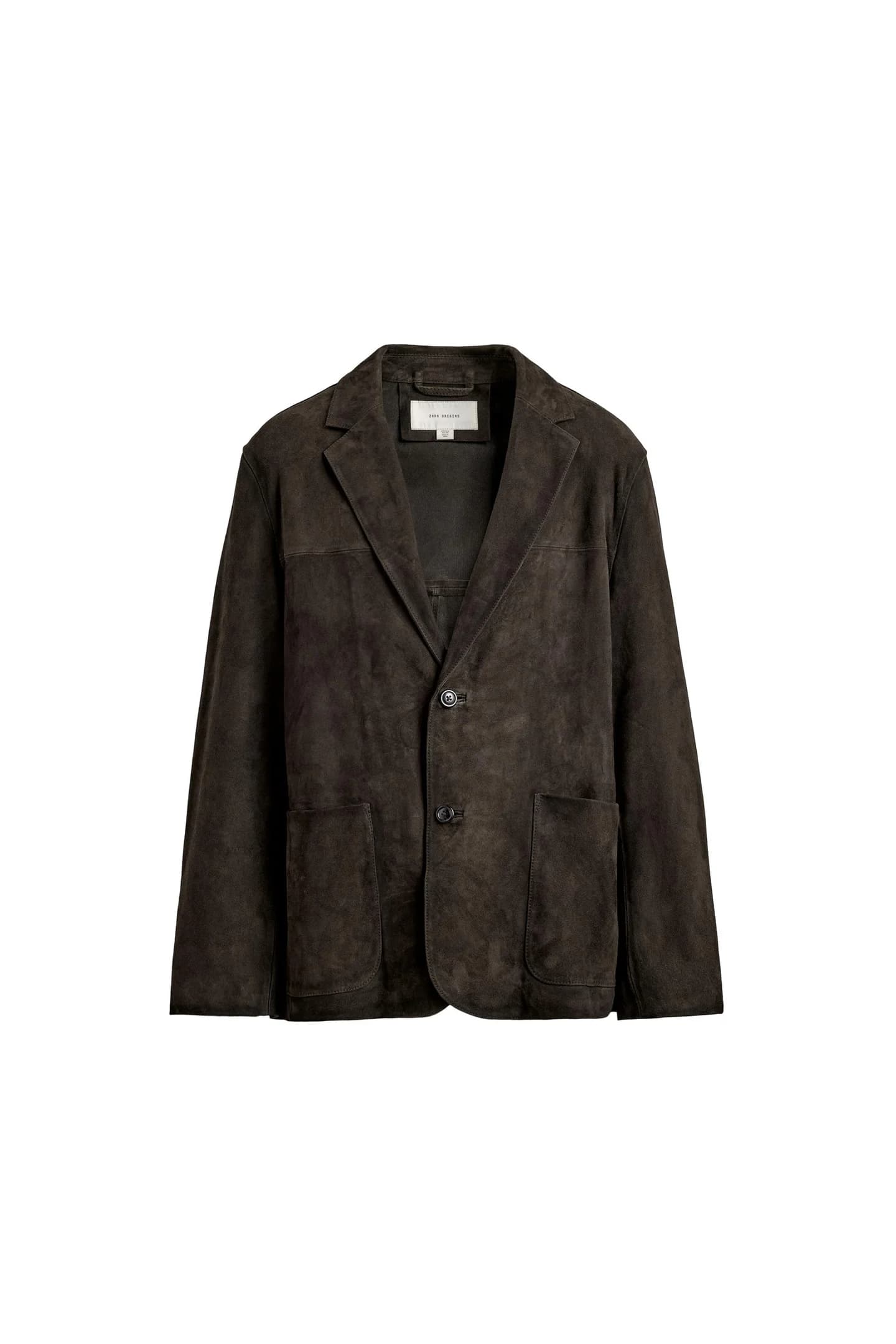 ПИДЖАК ИЗ ЗАМШИ СВОБОДНОГО КРАЯ - фото 3