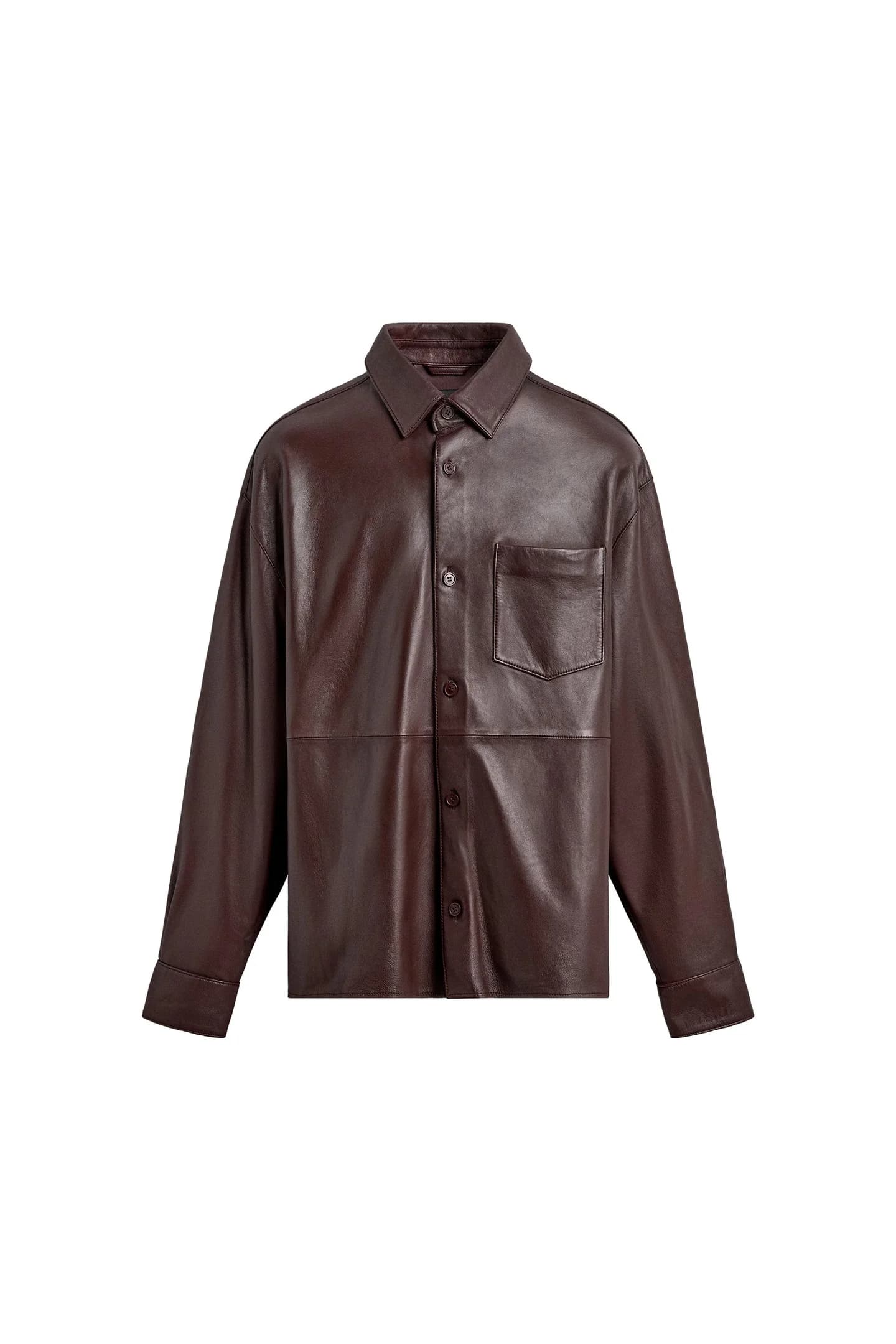 КОЖАНАЯ КУРТКА-РУБАШКА - фото 3