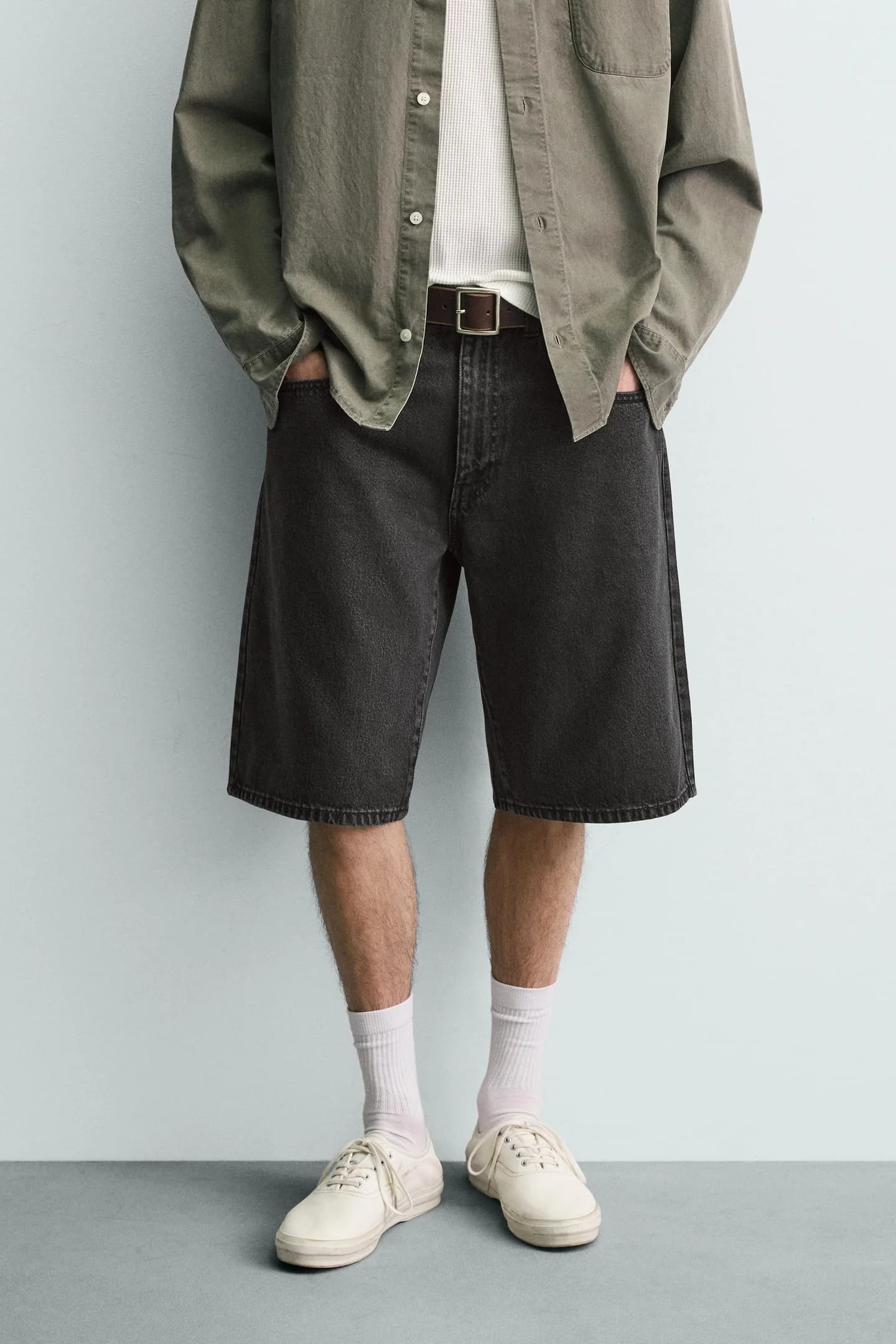 ДЖИНСЫ БЕРМУДА BAGGY CUT Шорты - фото 2