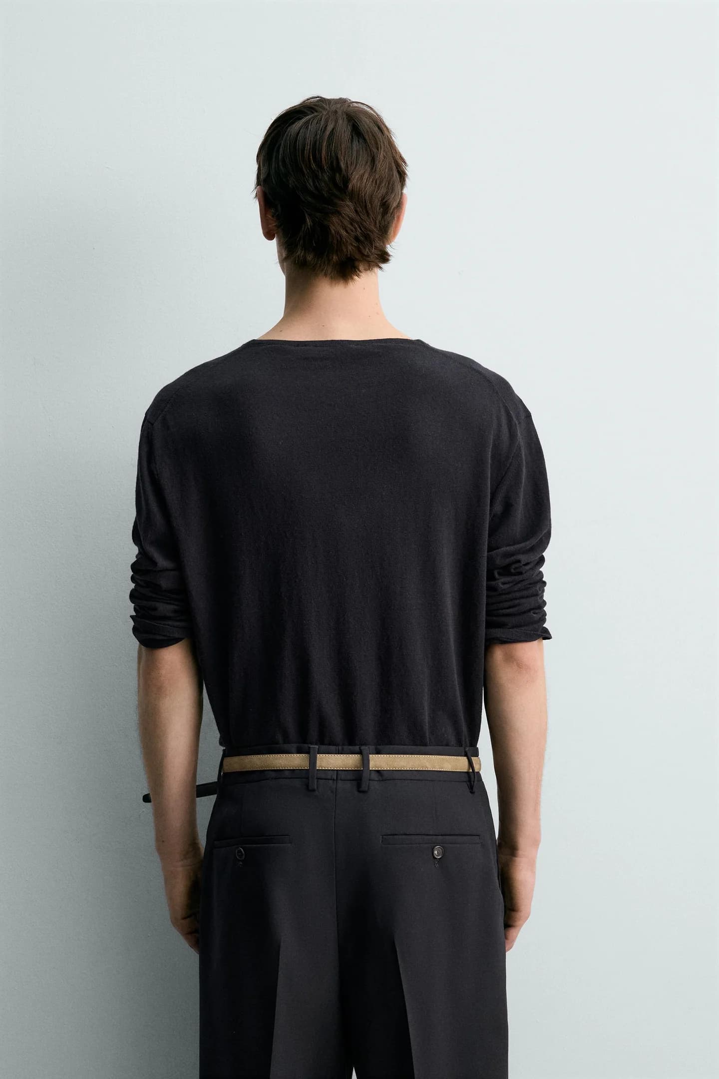 ДЖЕМПЕР ИЗ ЛЕГКОГО ХЛОПКОВОГО ЛЬНА, ОГРАНИЧЕННЫЙ ВЫПУСК - фото 2