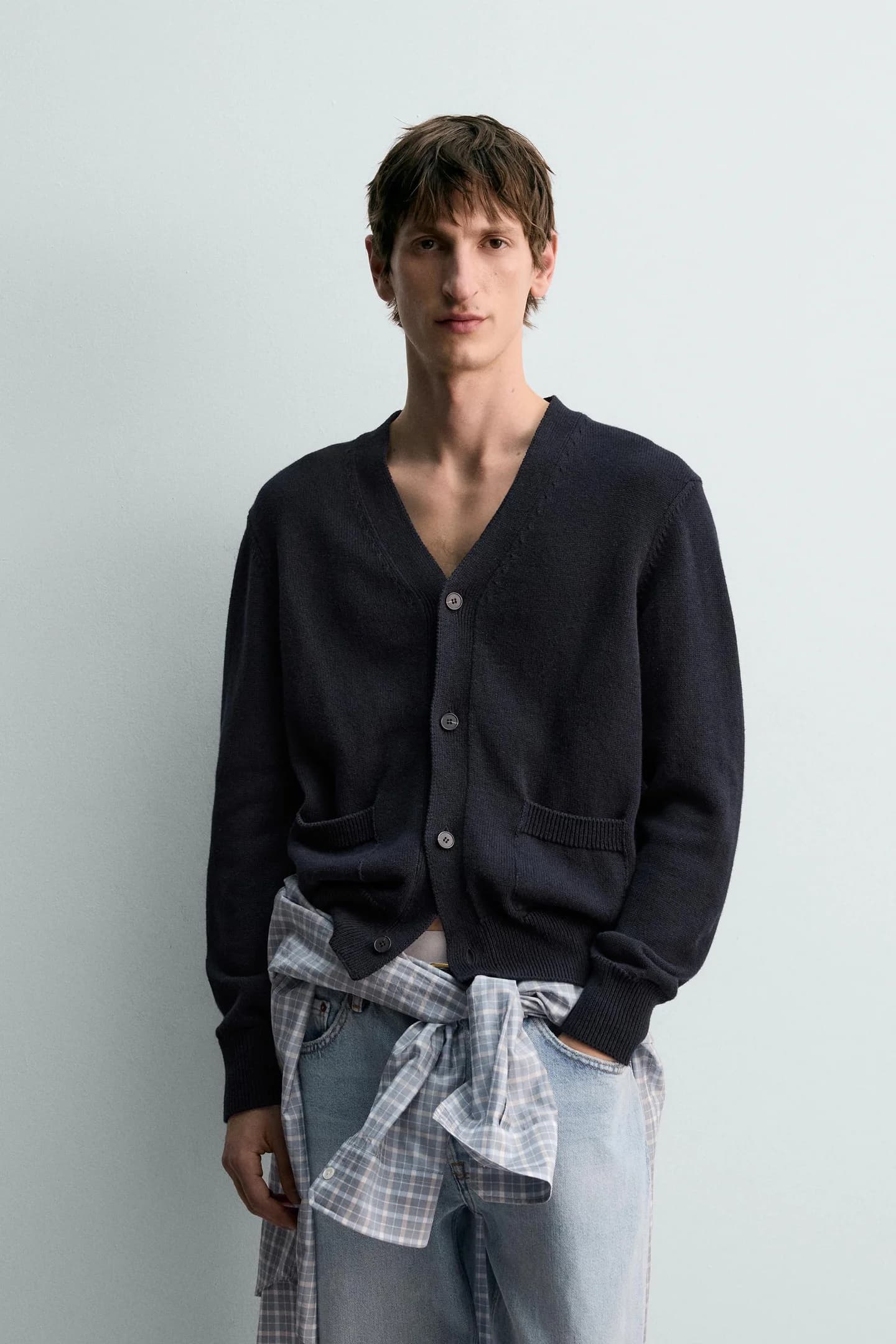 ТРИКОТАЖНЫЙ КАРДИГАН ИЗ ХЛОПКА И ЛЬНА – ОГРАНИЧЕННЫЙ ВЫПУСК