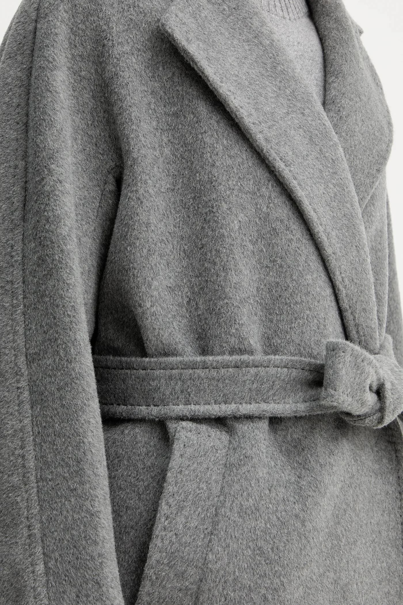 Пальто из шерсти ТЕМПЕРА - фото 5