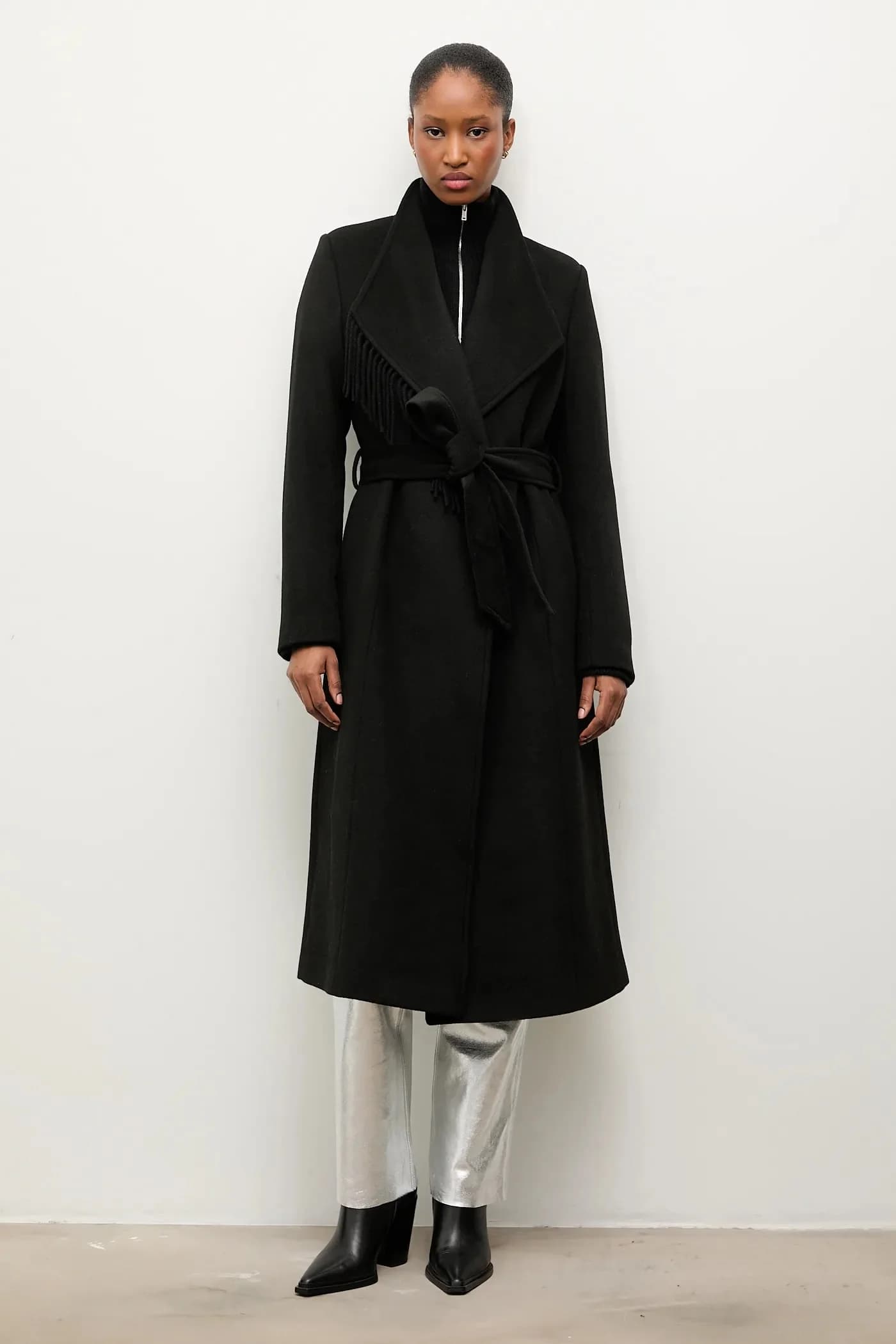 Шерстяное пальто - фото 5