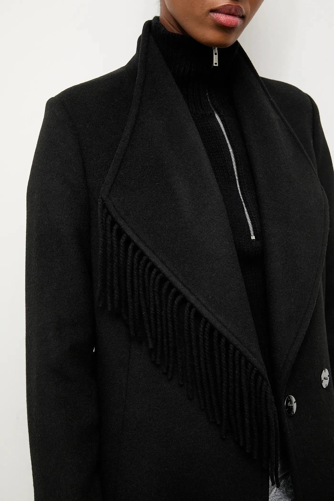 Шерстяное пальто - фото 7