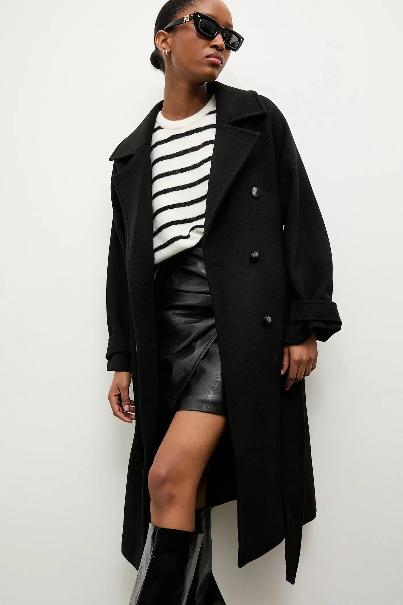 Шерстяное пальто