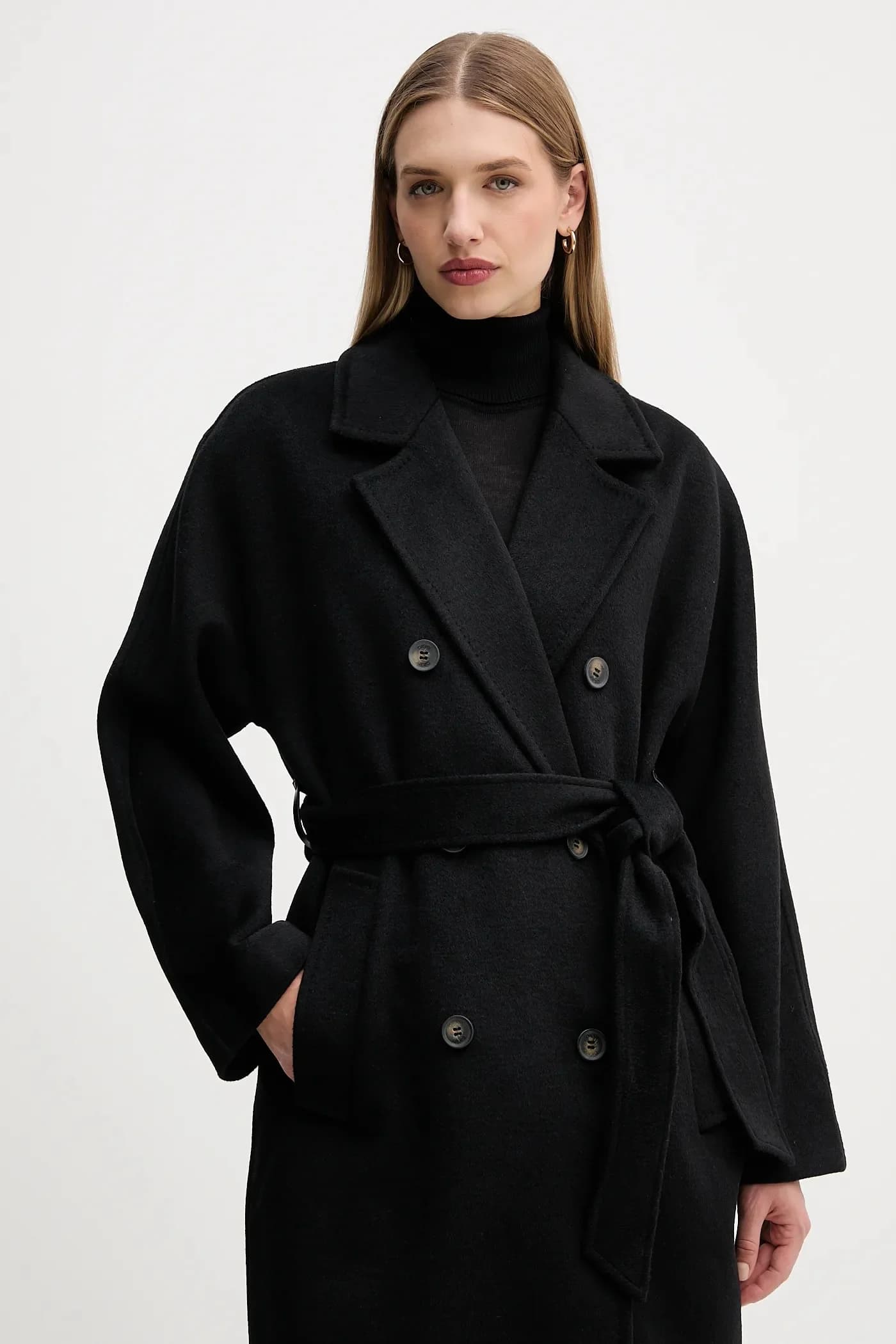 Шерстяное пальто - фото 4