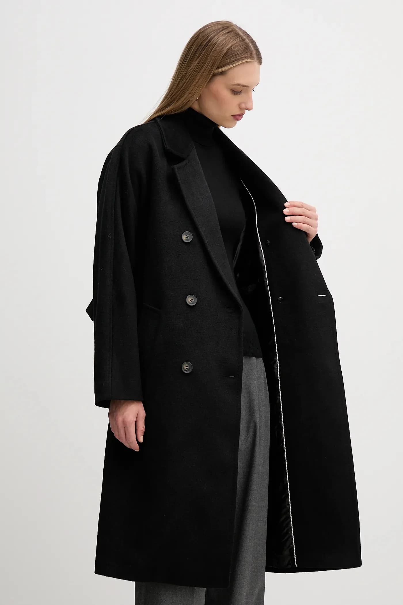 Шерстяное пальто - фото 6