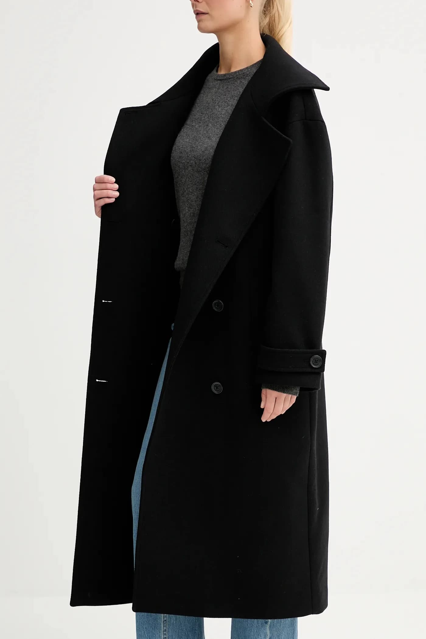 Пальто с добавлением шерсти - фото 7