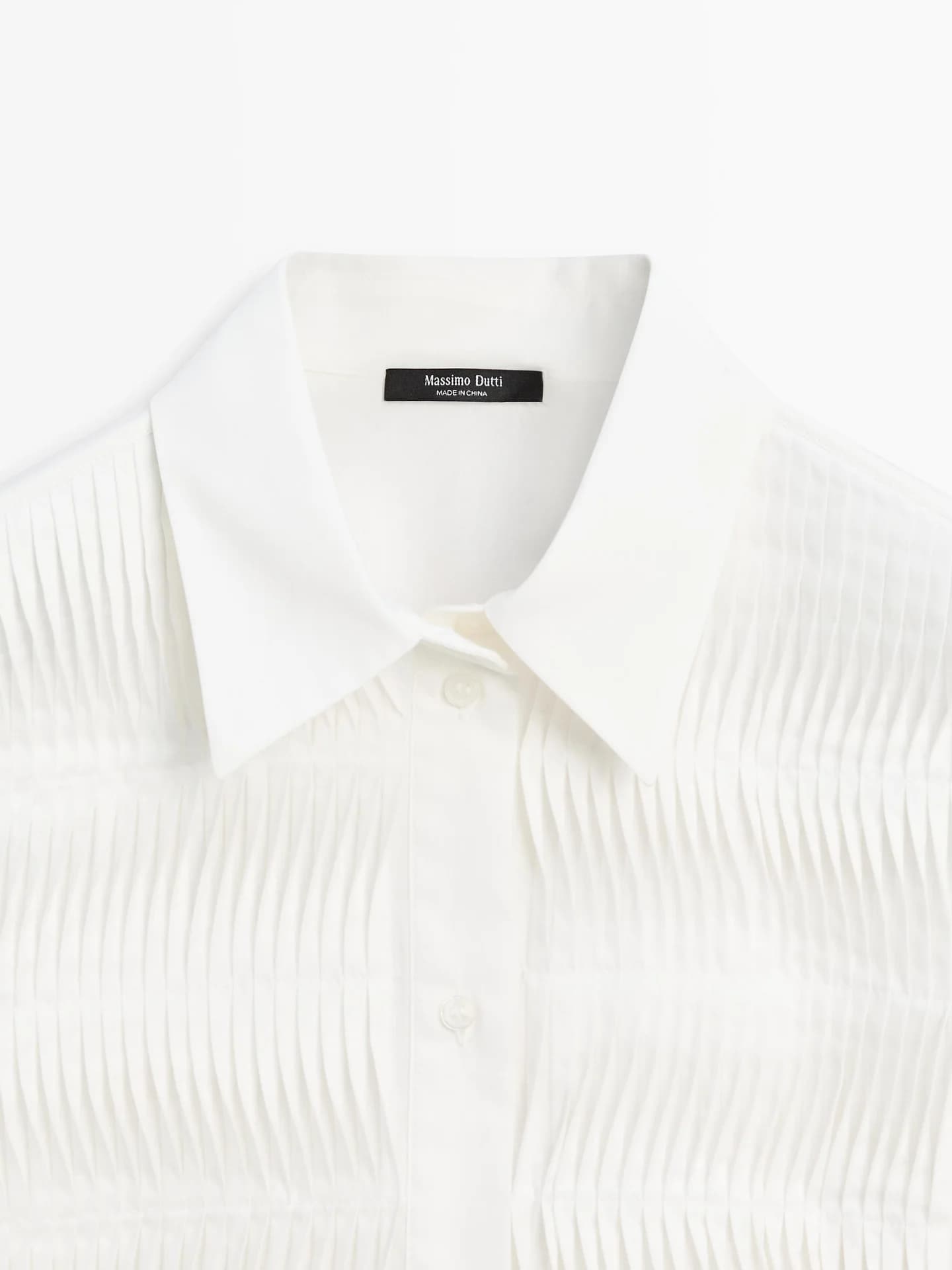 Рубашка из 100% хлопка с декоративной кокеткой. - фото 6