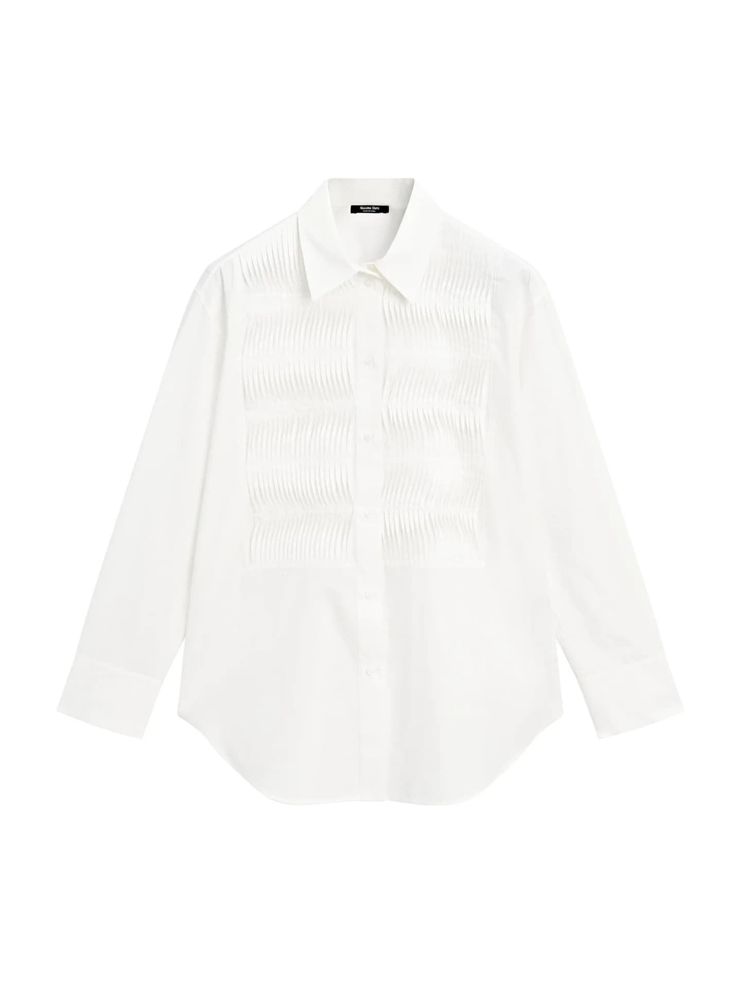 Рубашка из 100% хлопка с декоративной кокеткой. - фото 8