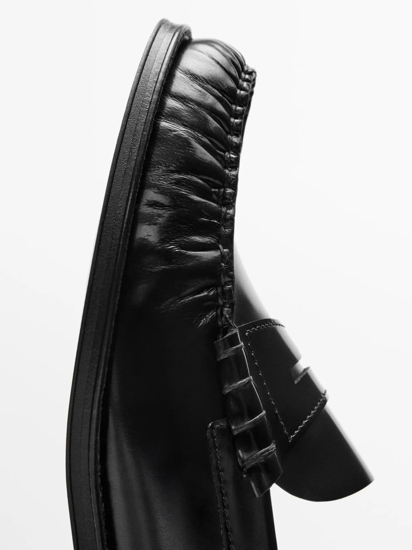 Мягкие кожаные мокасины - фото 9