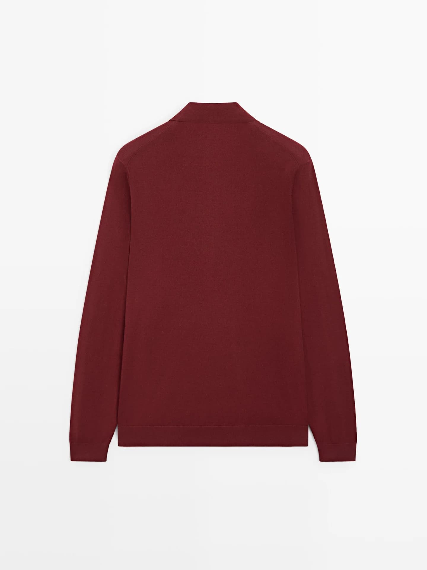 Свитер-поло хлопковой вязки - фото 3