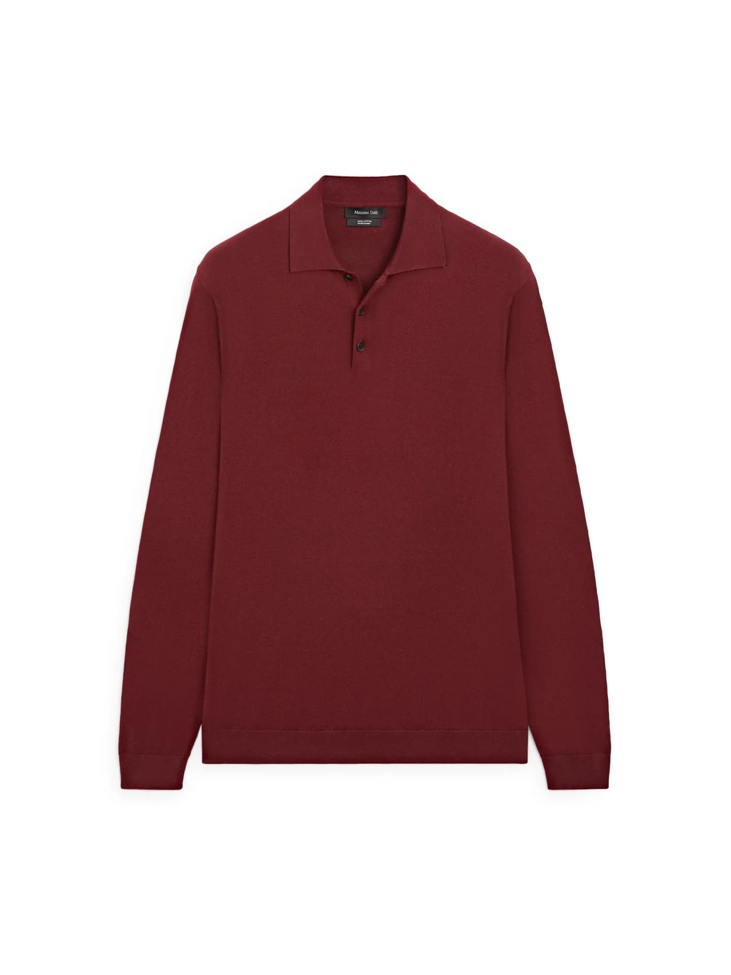 Свитер-поло хлопковой вязки - фото 8