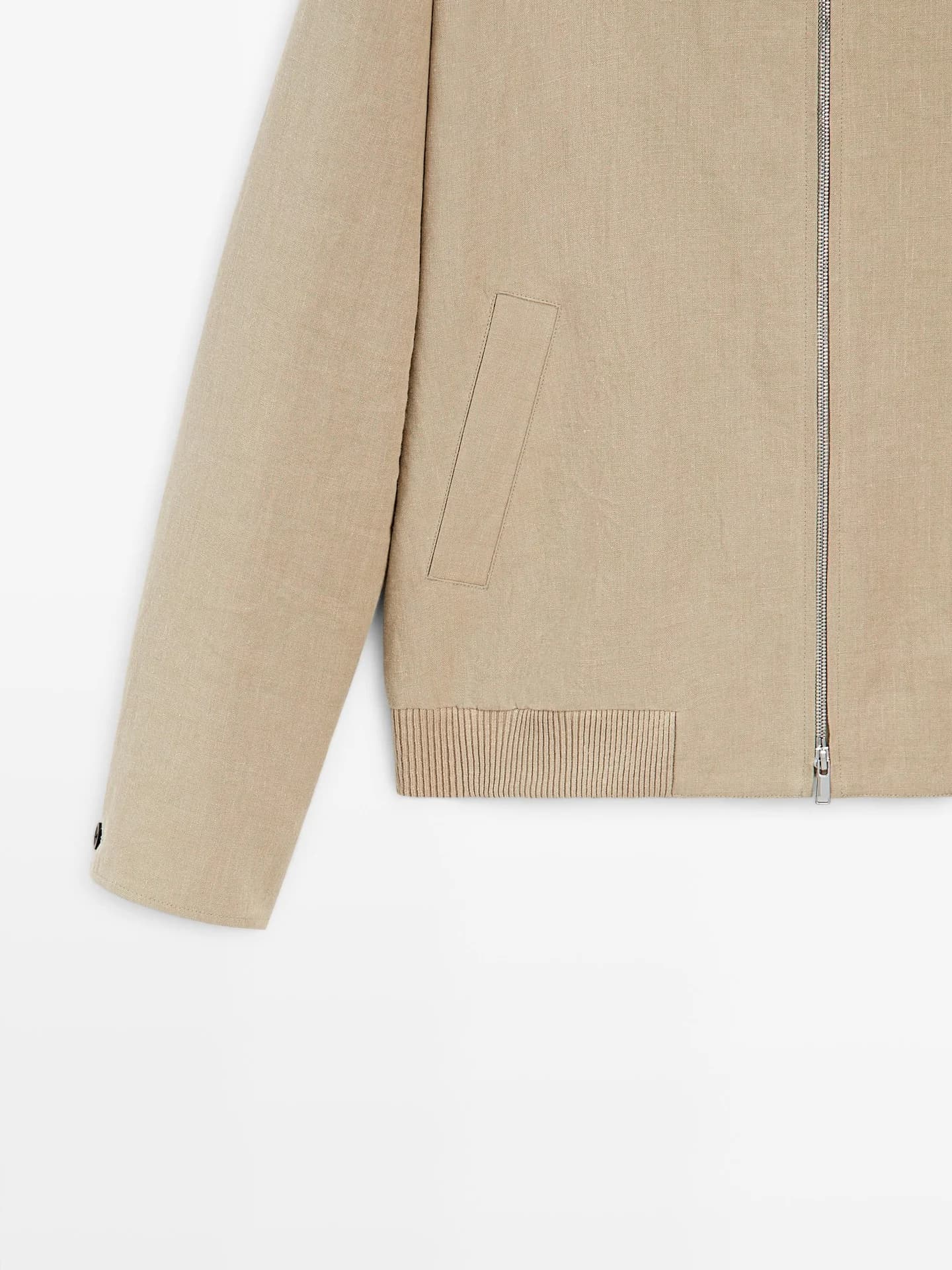 Льняной бомбер - фото 8