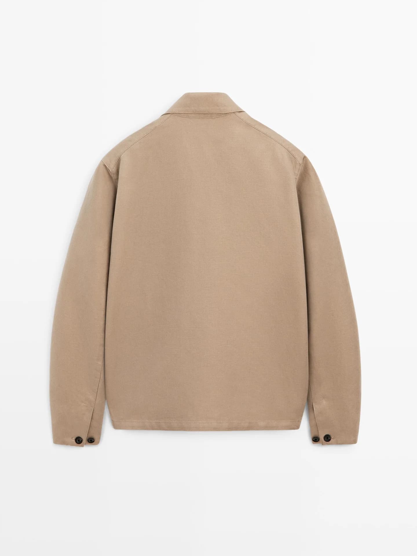 Льняной жакет с деталями - фото 5