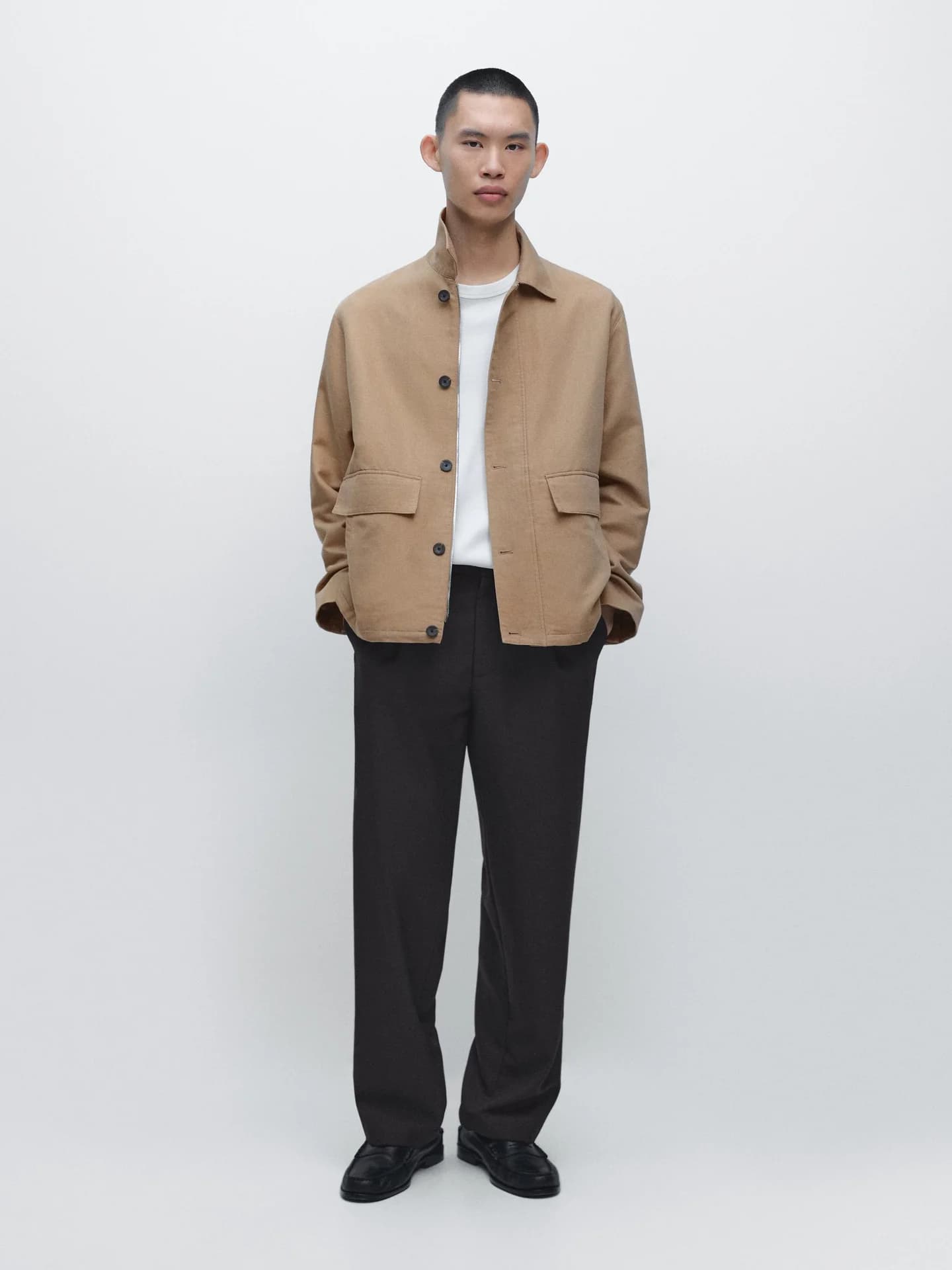 Льняной жакет с деталями - фото 9