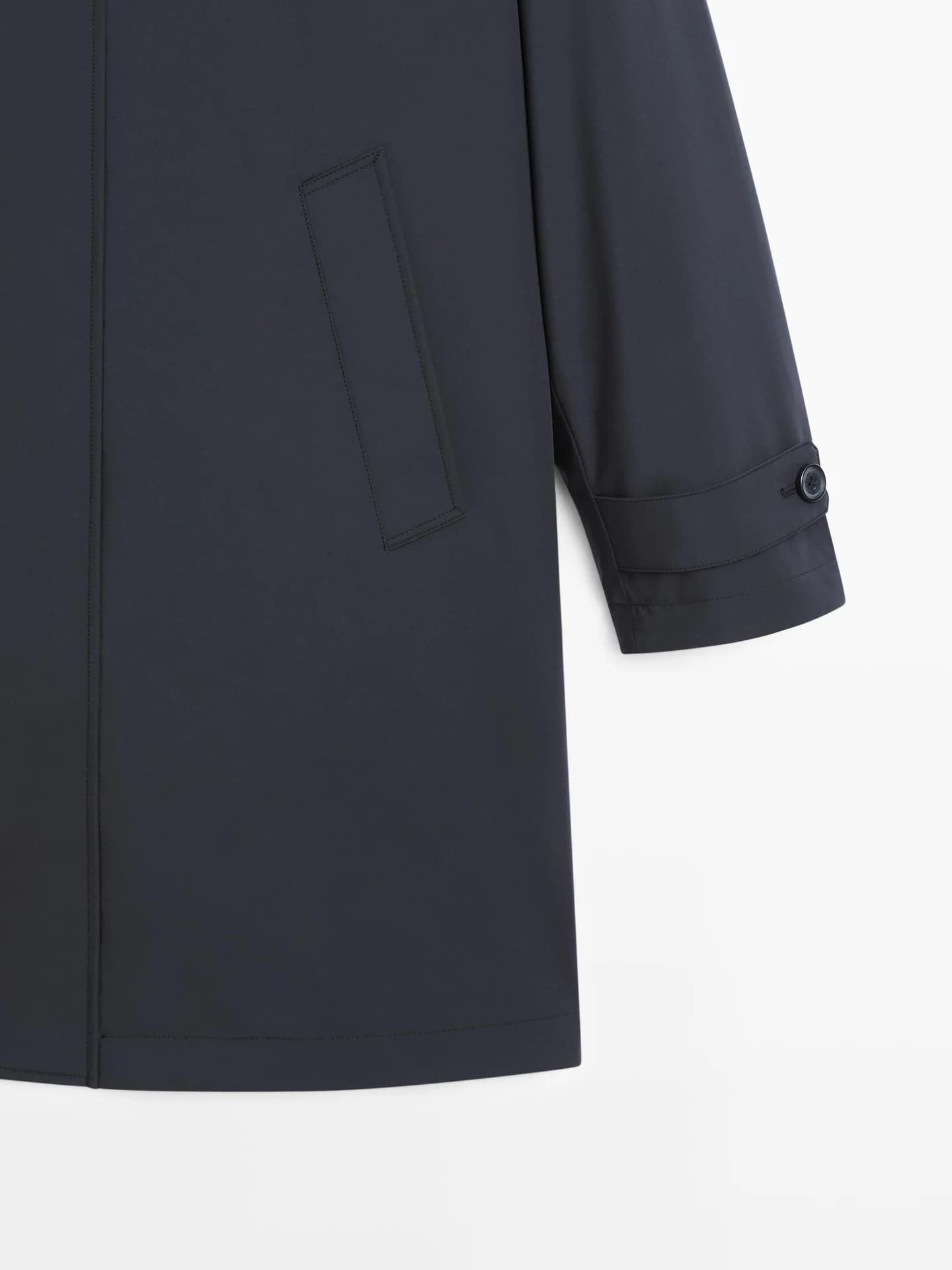 Длинная парка с капюшоном - фото 5