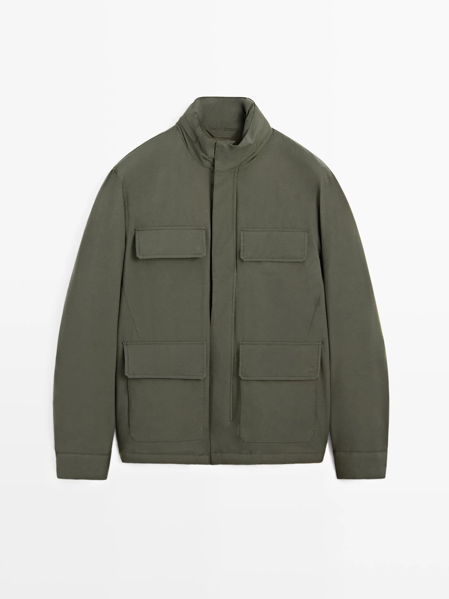 Гидрофобная стеганая куртка с карманами. - фото 6