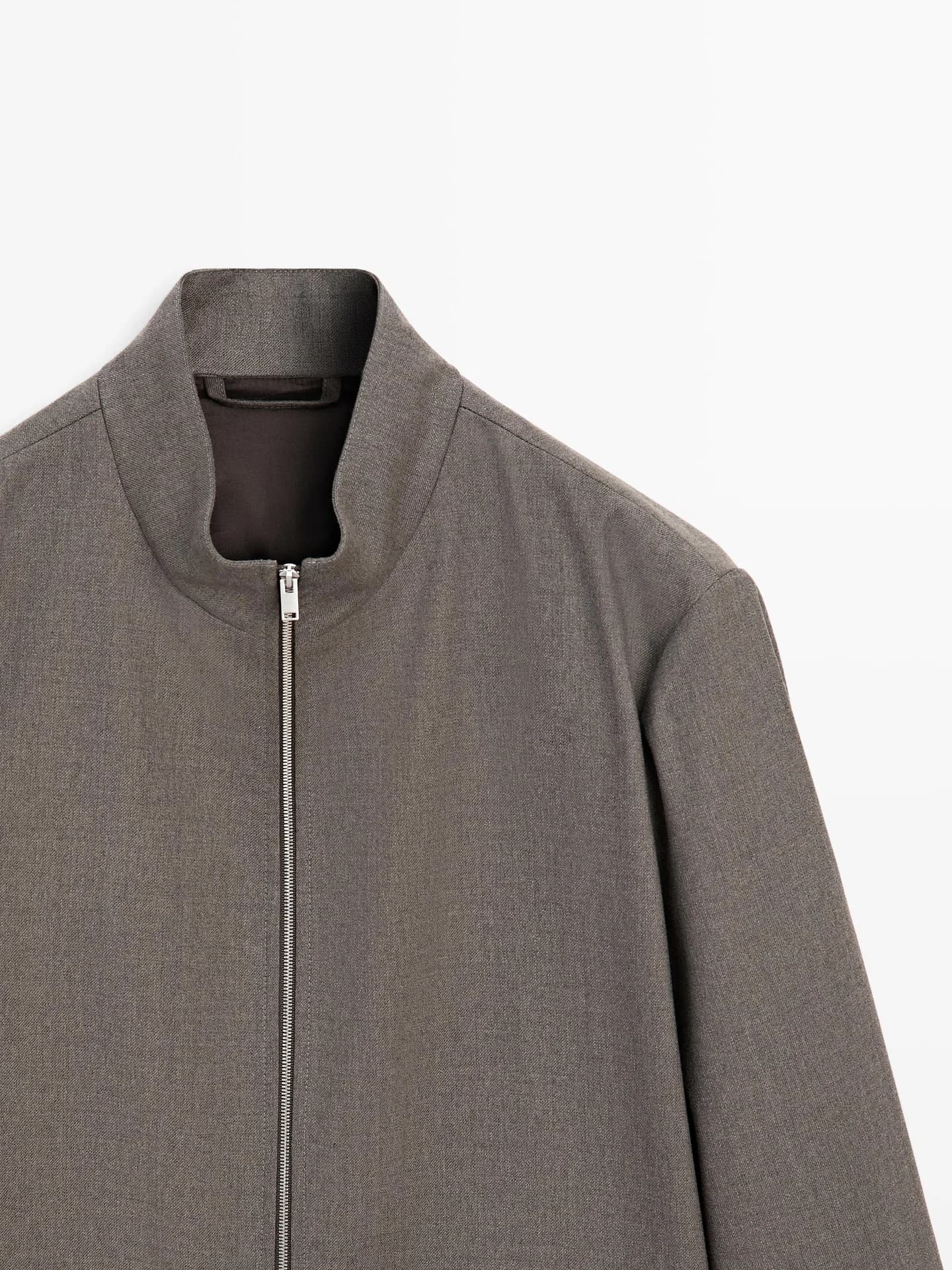 Классная куртка из смесовой шерсти - фото 6