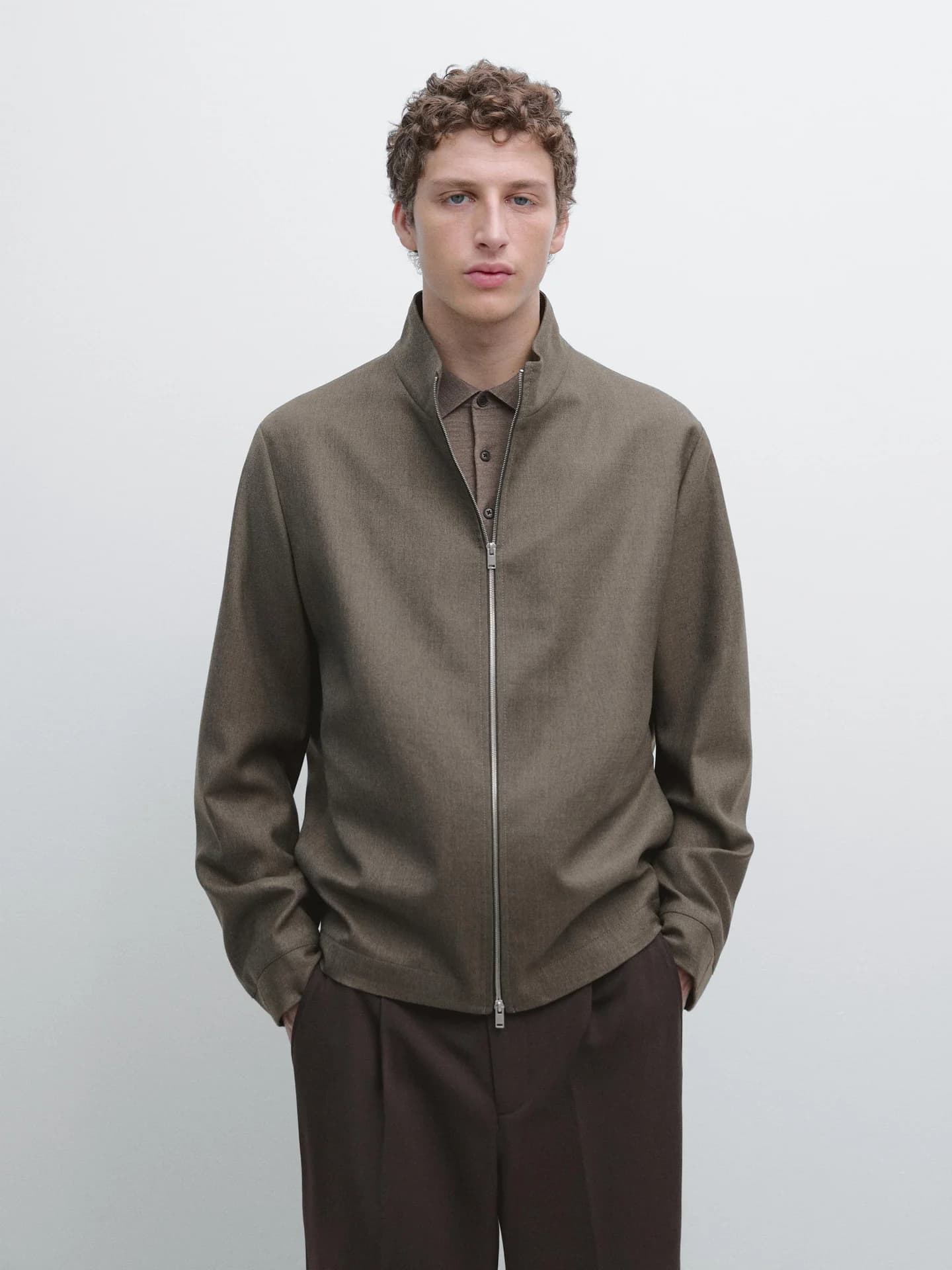 Классная куртка из смесовой шерсти - фото 10