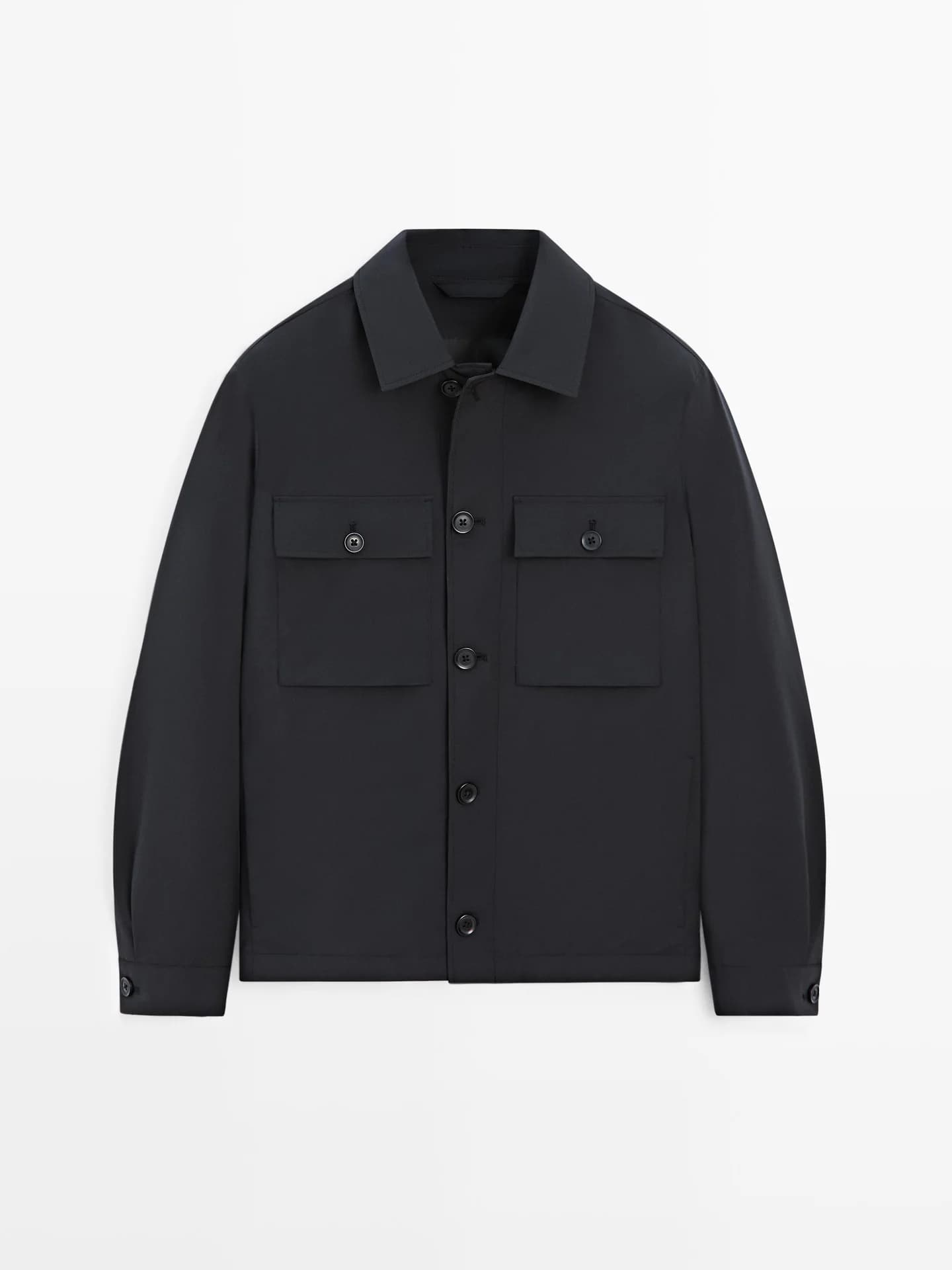 Короткая куртка с декоративными карманами. - фото 4